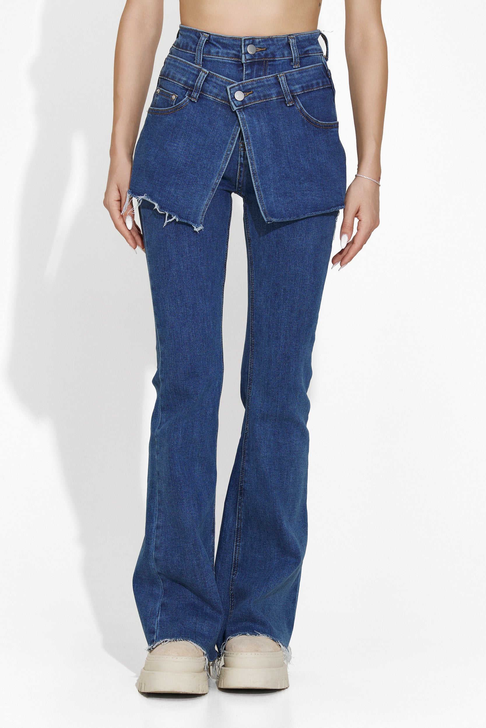 Blue casual women's jeans Katalena Bogas