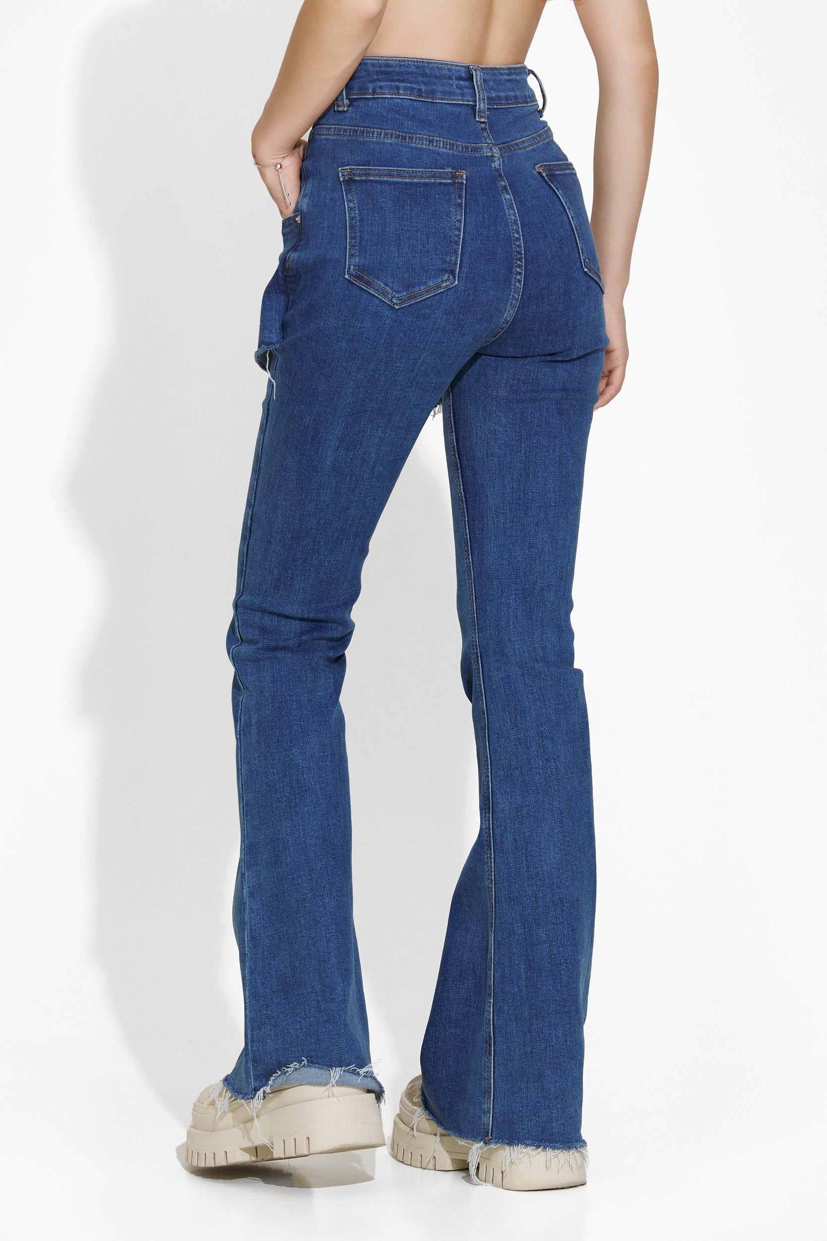 Blue casual women's jeans Katalena Bogas