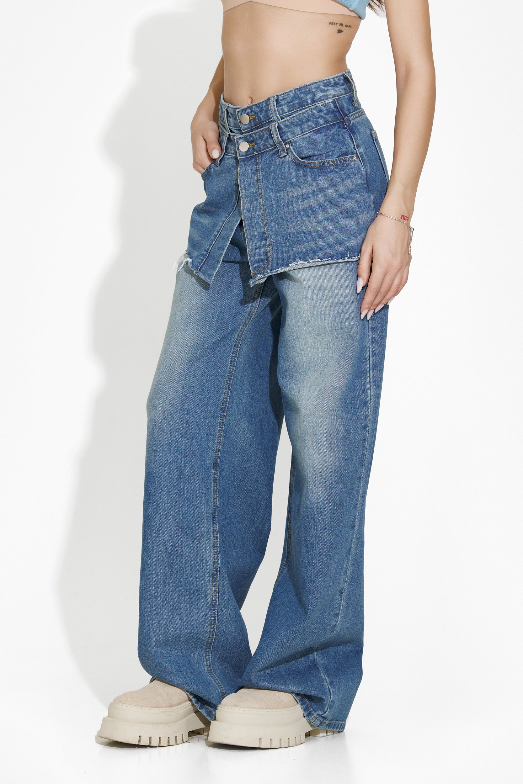 Blaue Damen-Jeans Vilela Bogas