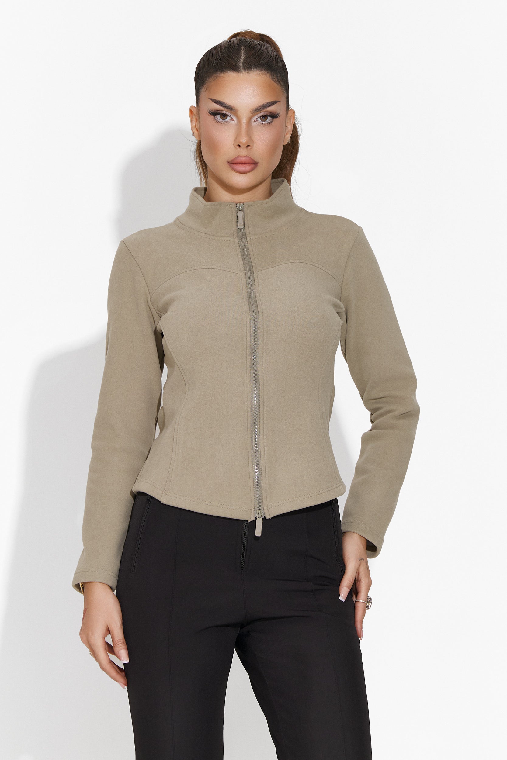 Damen-Casual-Pullover beige Petronila Bogas