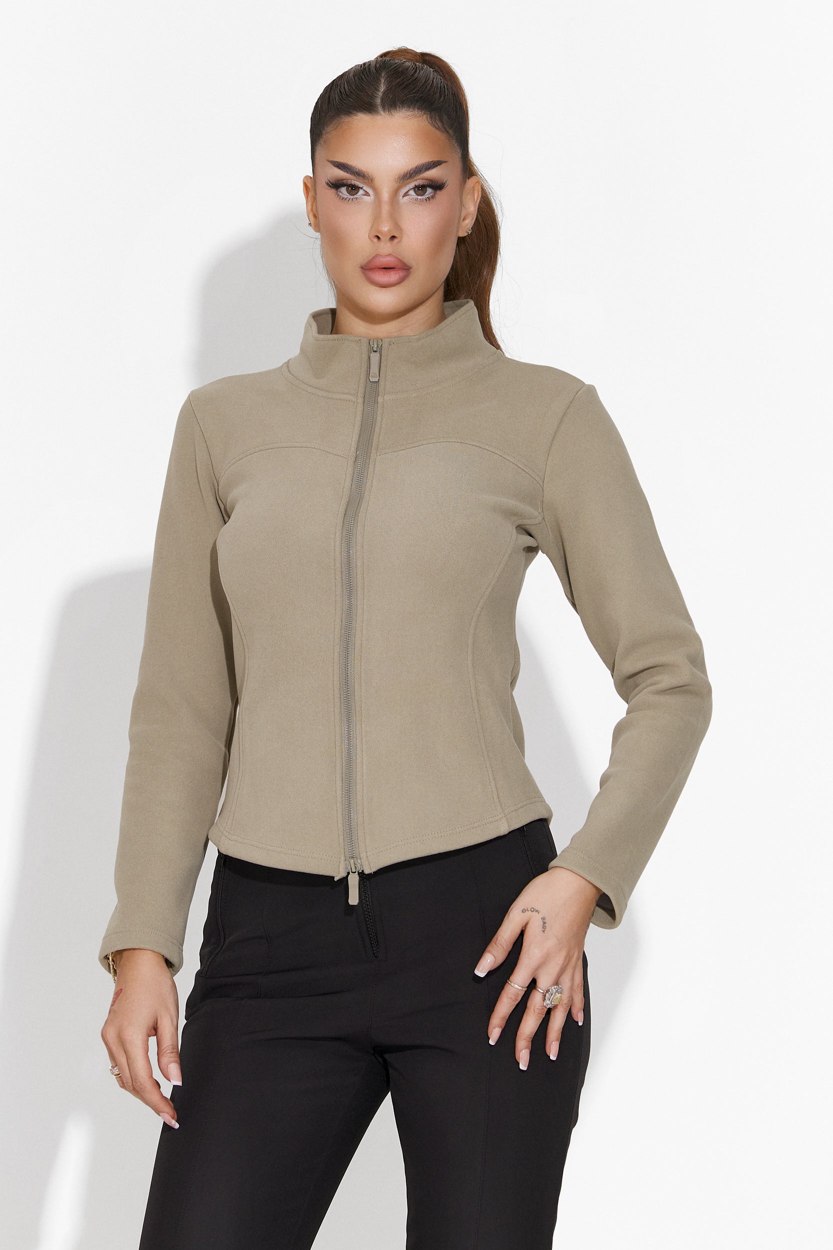 Damen-Casual-Pullover beige Petronila Bogas