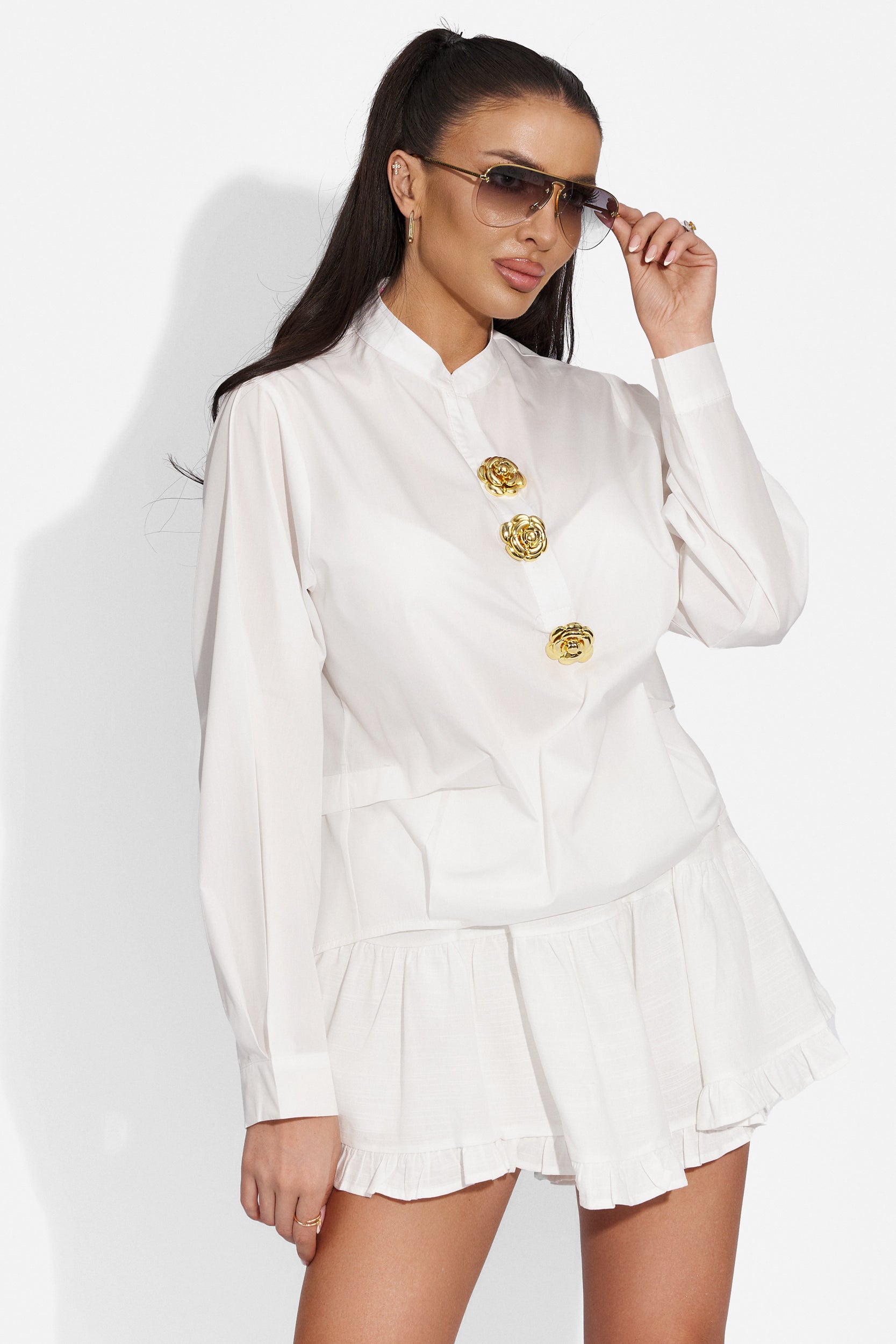 Ladies elegant white shirt Graciela Bogas