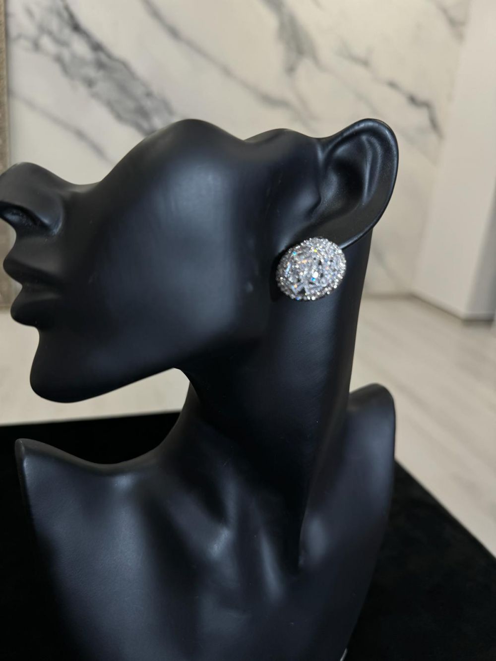 Ladies silver earrings Geleasy Bogas