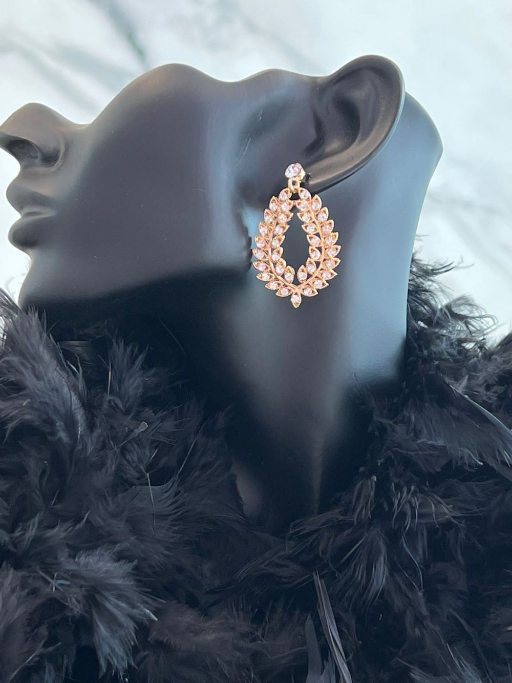 Golden earrings for women Finndis Bogas