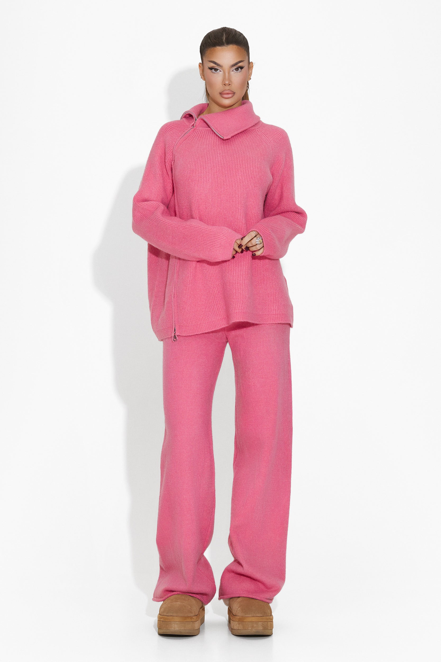 Damen-Casual-Set in Rosa Jordia Bogas