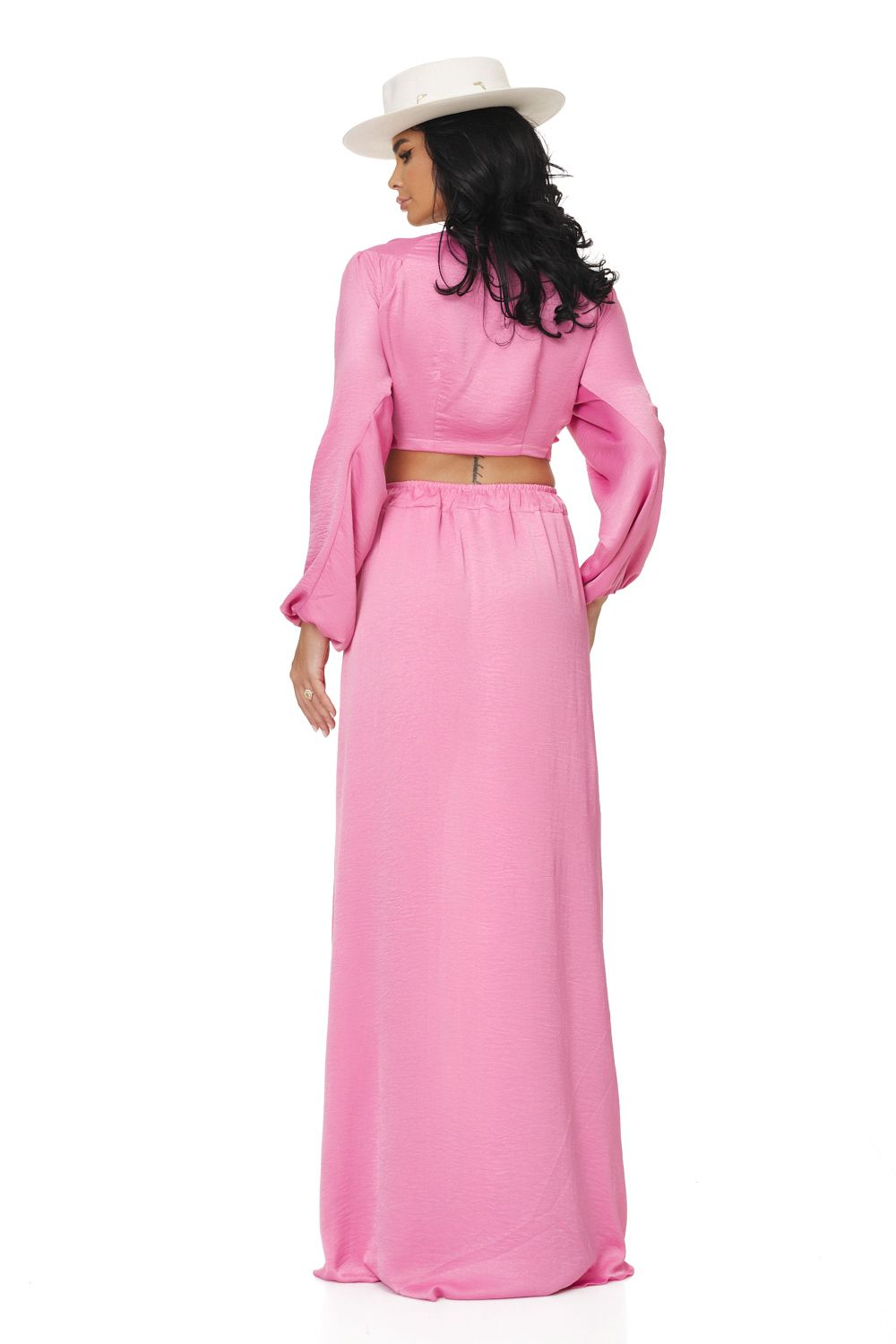 Poline Bogas' casual pink suit