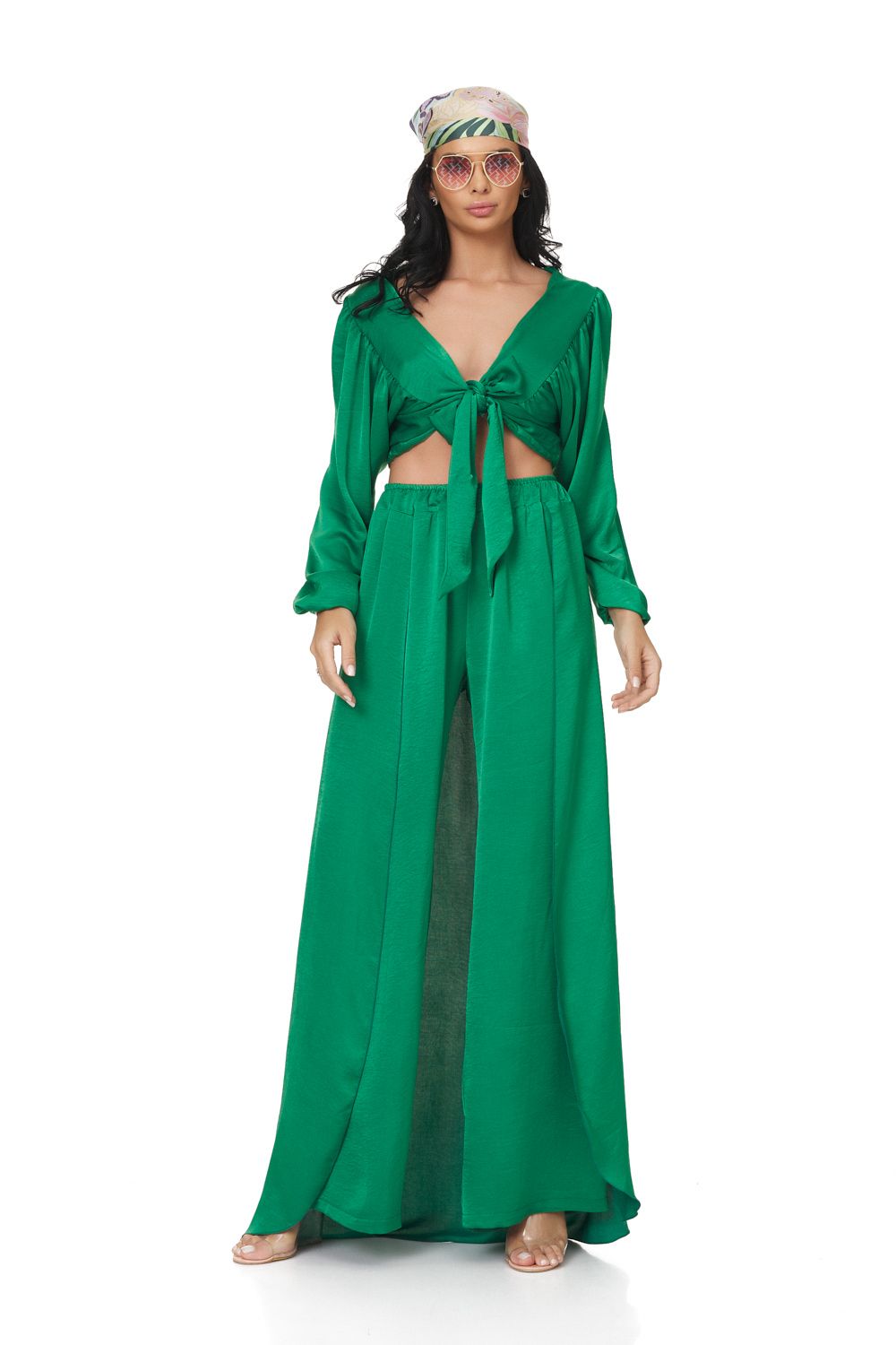Green casual women's suit Poline Bogas