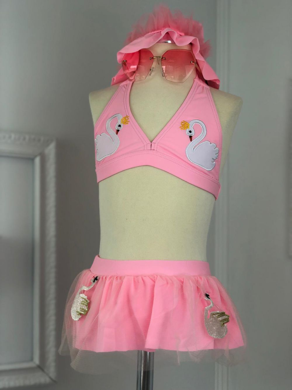 Children's Swimsuit Tryta Pink Bogas