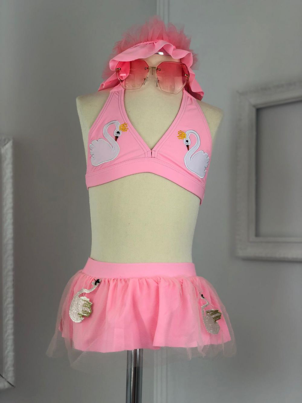 Costume da bagno per bambini Tryta Pink Bogas