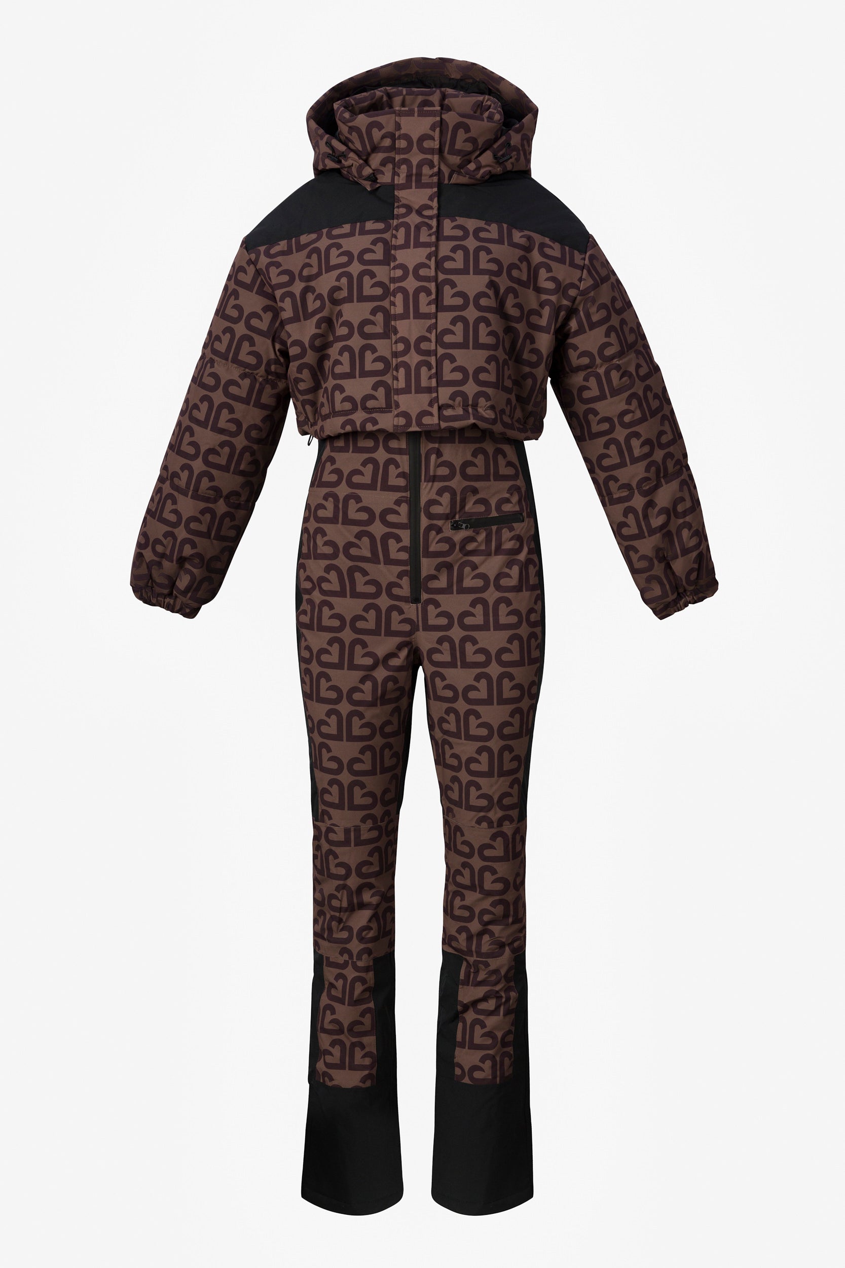 Brown casual ski suit Senileda Bogas