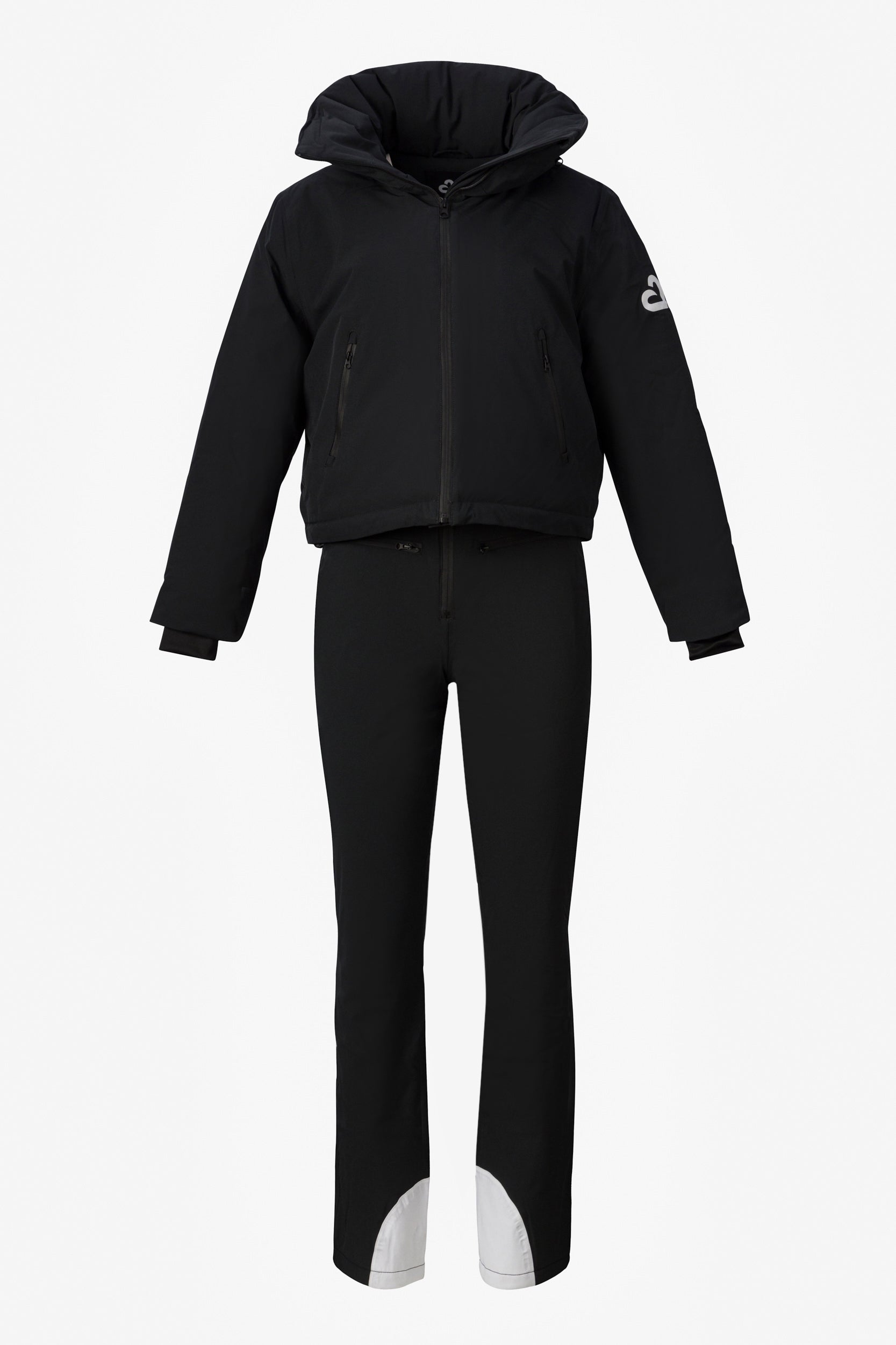 Reasia Bogas black casual ski suit