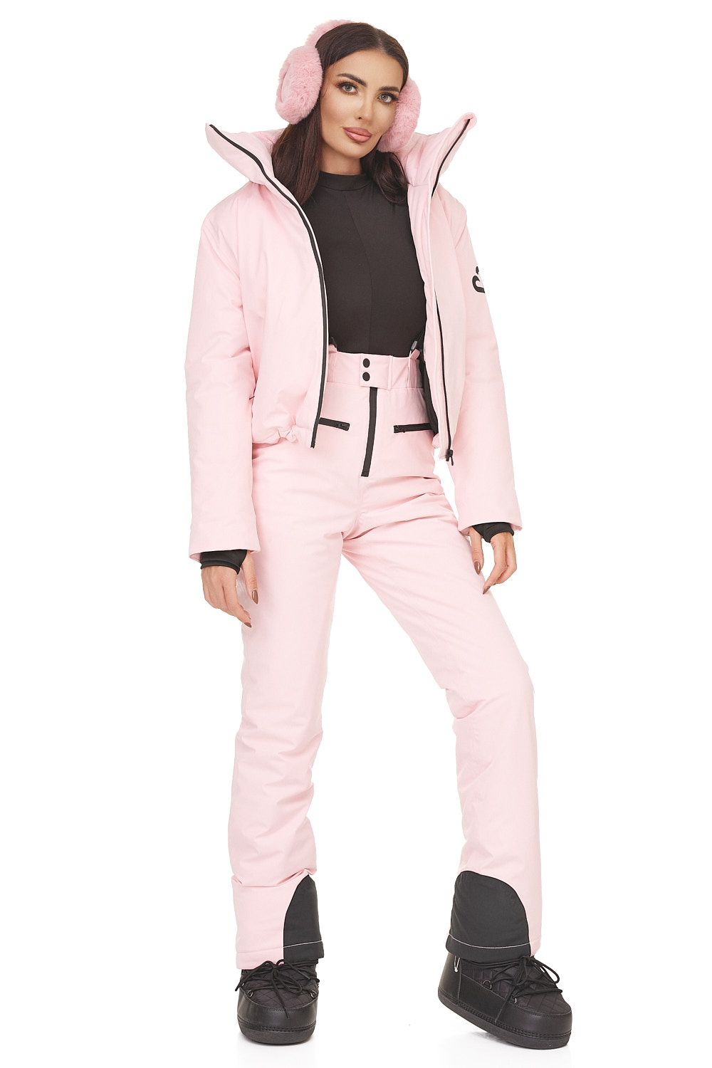 Pink casual ski suit Reasia Bogas