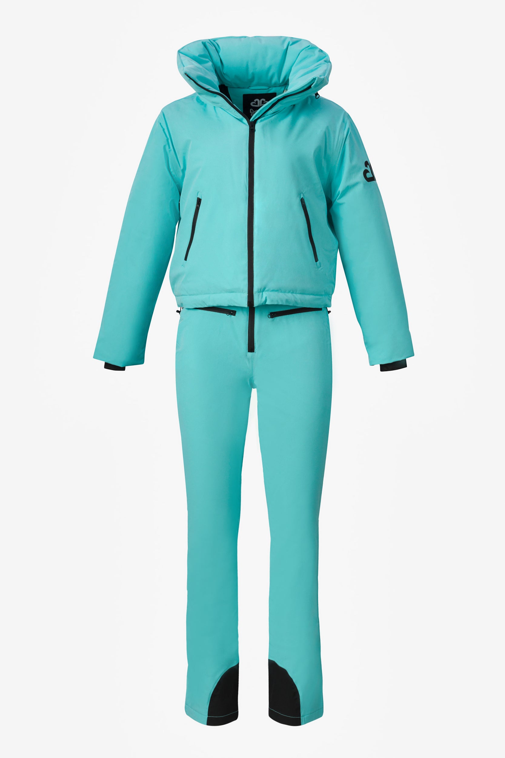 Reasia Bogas turquoise casual ski suit