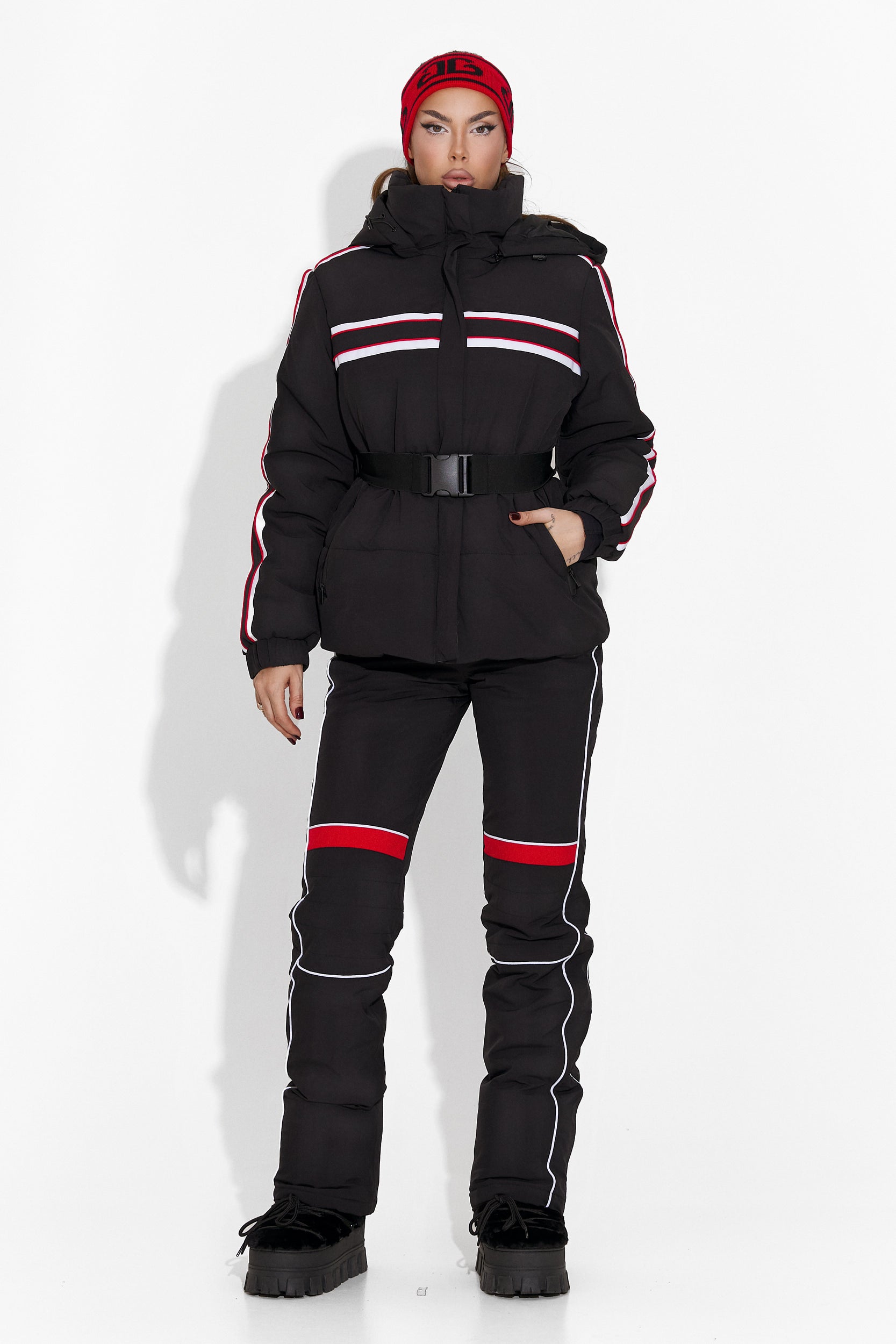 Black women's ski suit Zapys Bogas