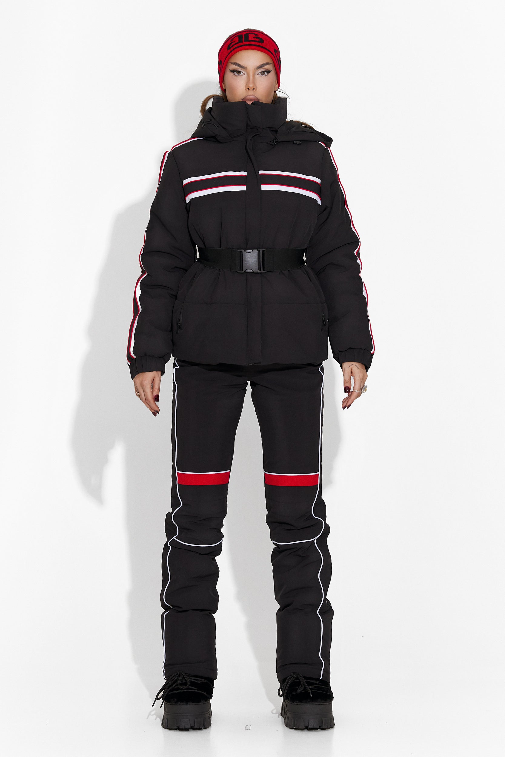 Black women's ski suit Zapys Bogas