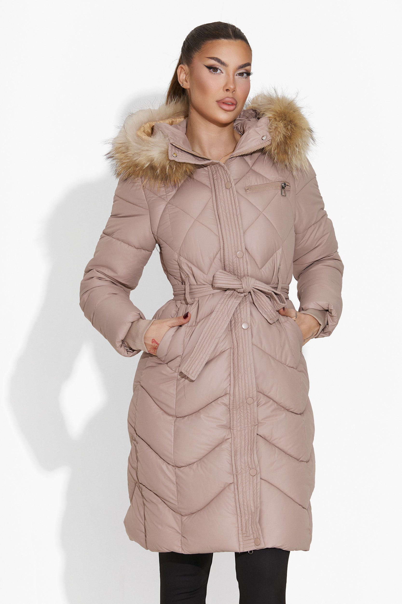 Damen-Casual-Jacke beige Kiersten Bogas