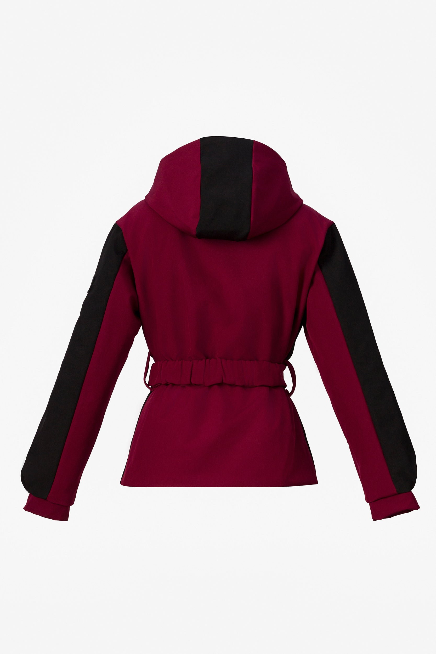 Quinta Bogas women's burgundy ski jacket