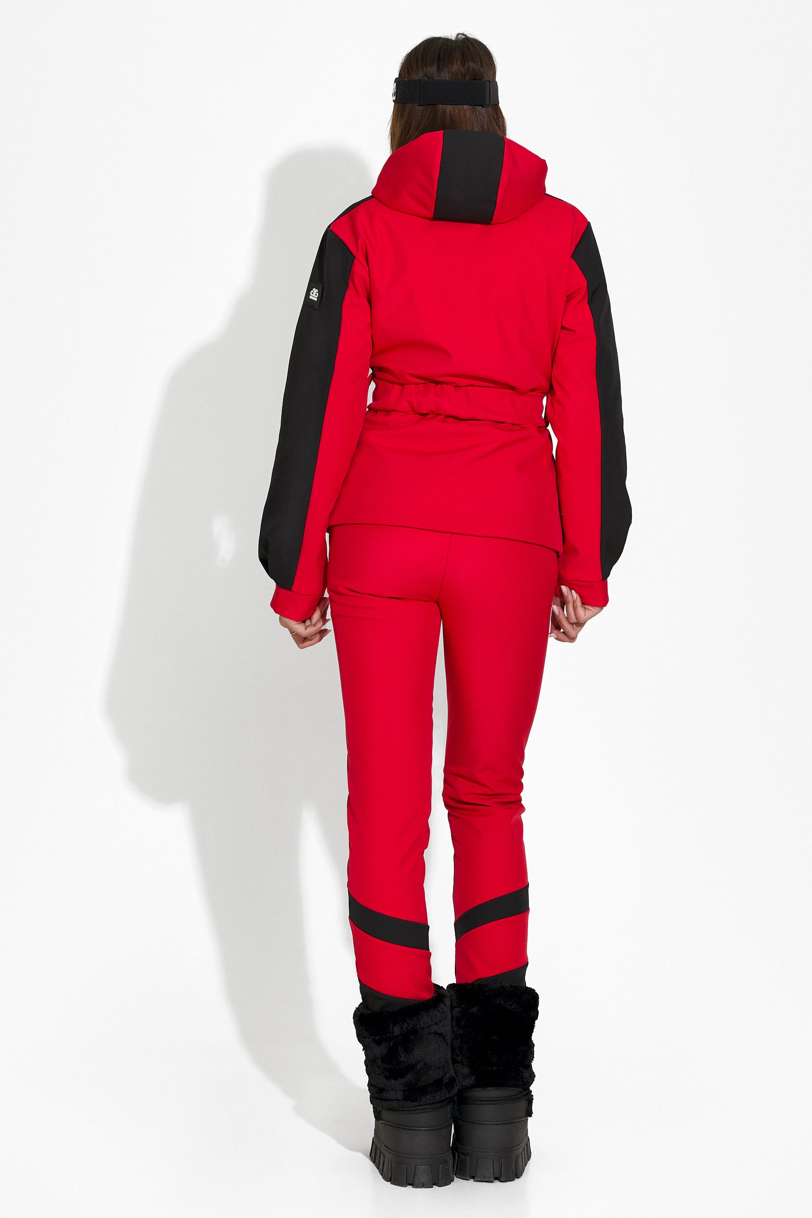 Quinta Bogas women's red ski jacket