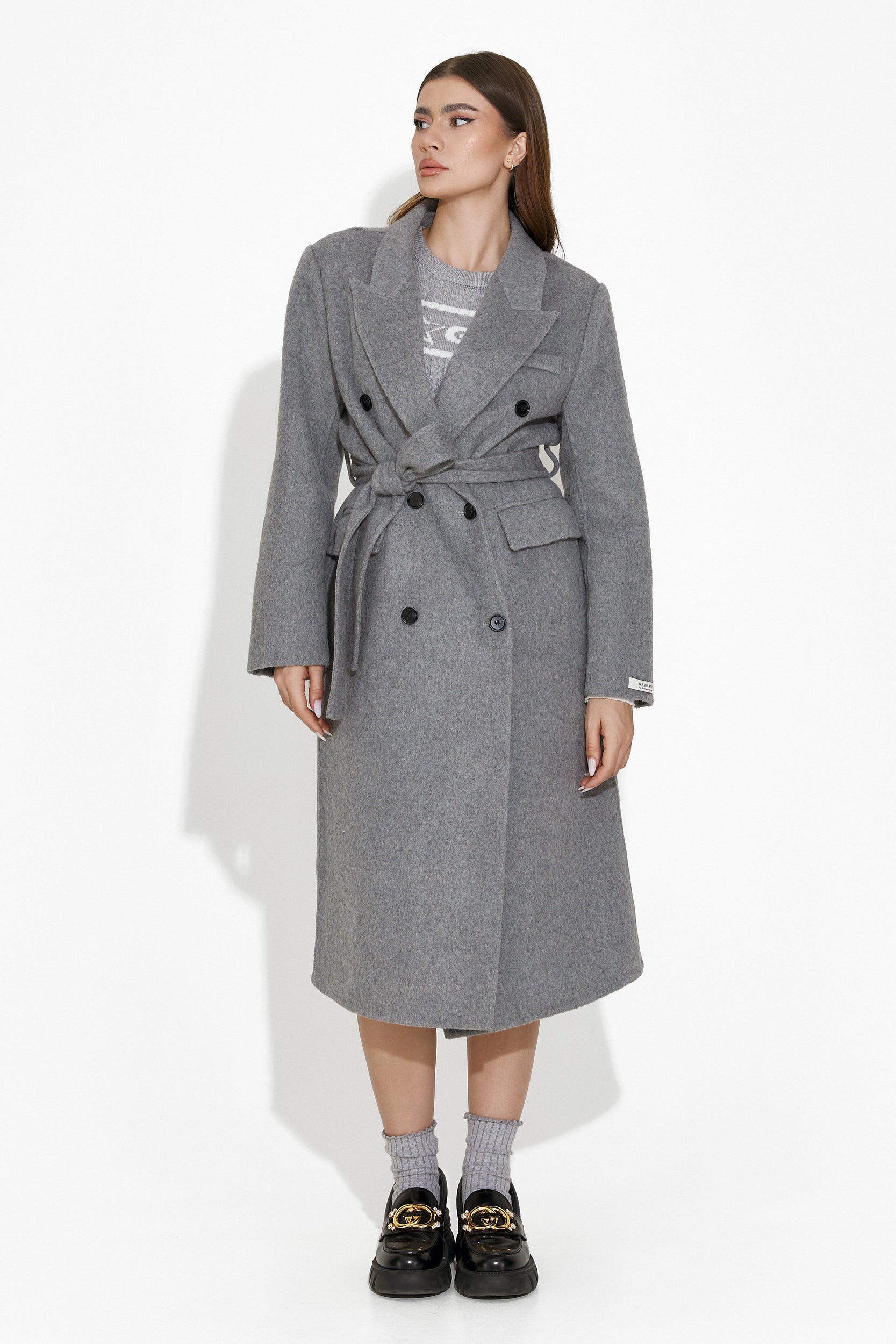 Manteau femme élégant gris Ardela Bogas