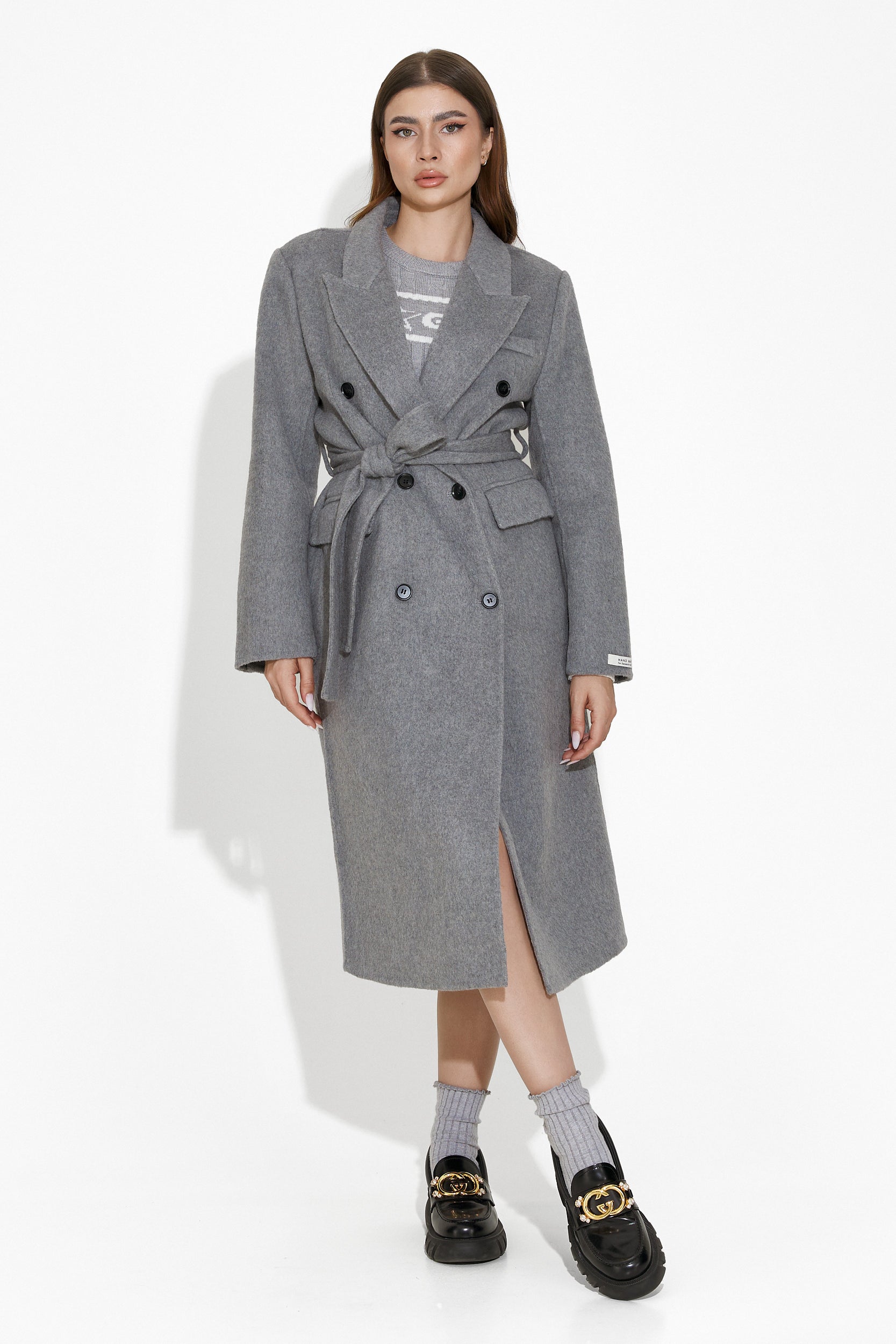 Manteau femme élégant gris Ardela Bogas