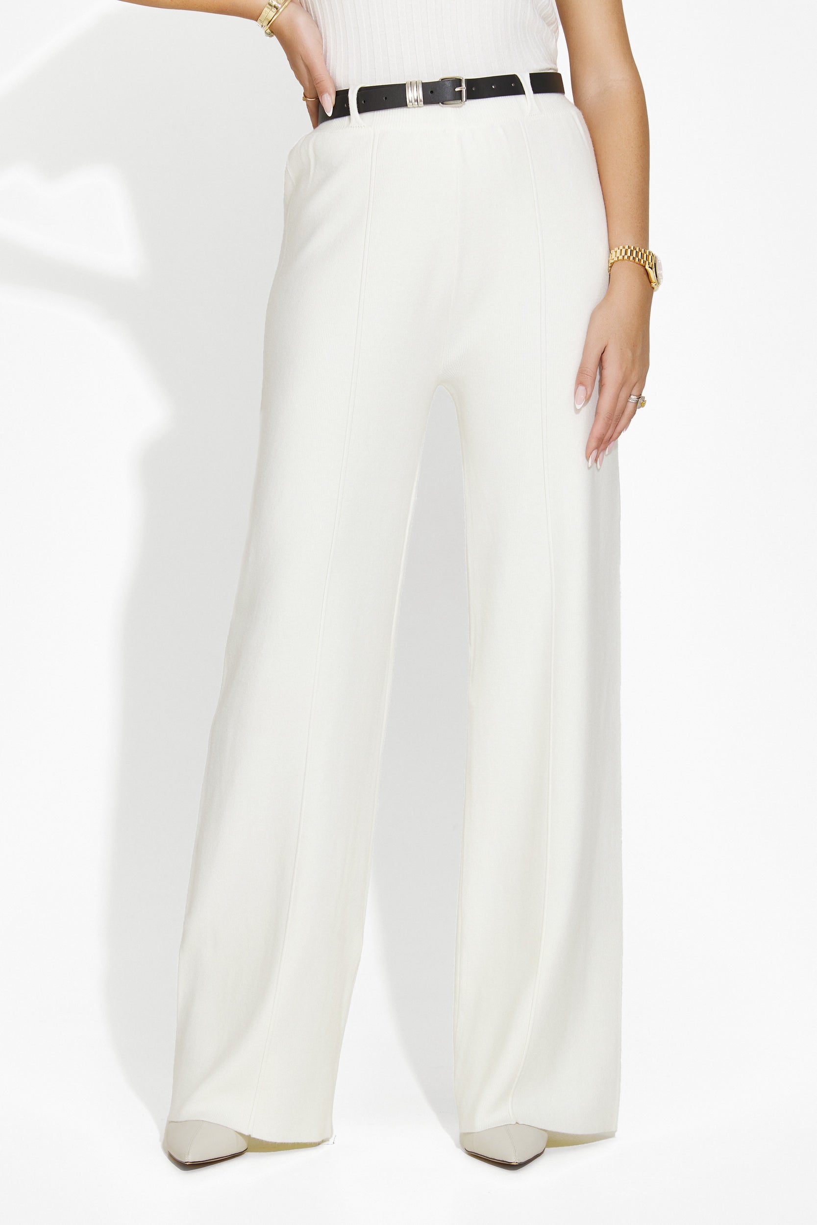 Casual white women's trousers Sayra Bogas