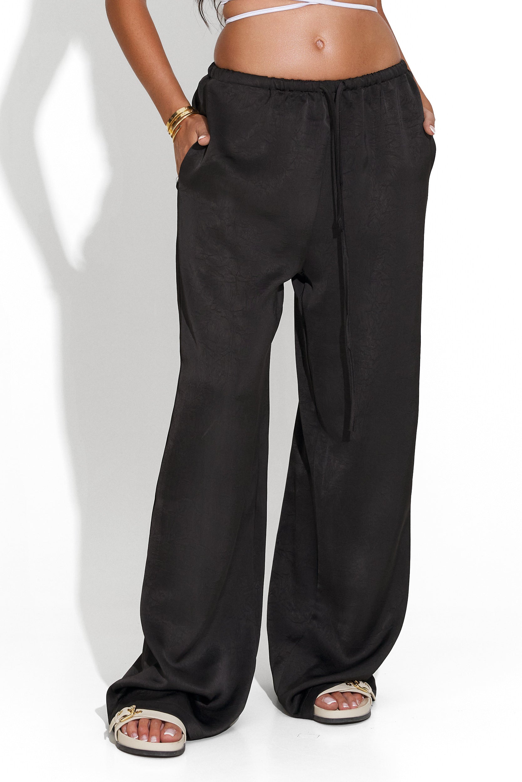 Black casual ladies pants Aveira Bogas