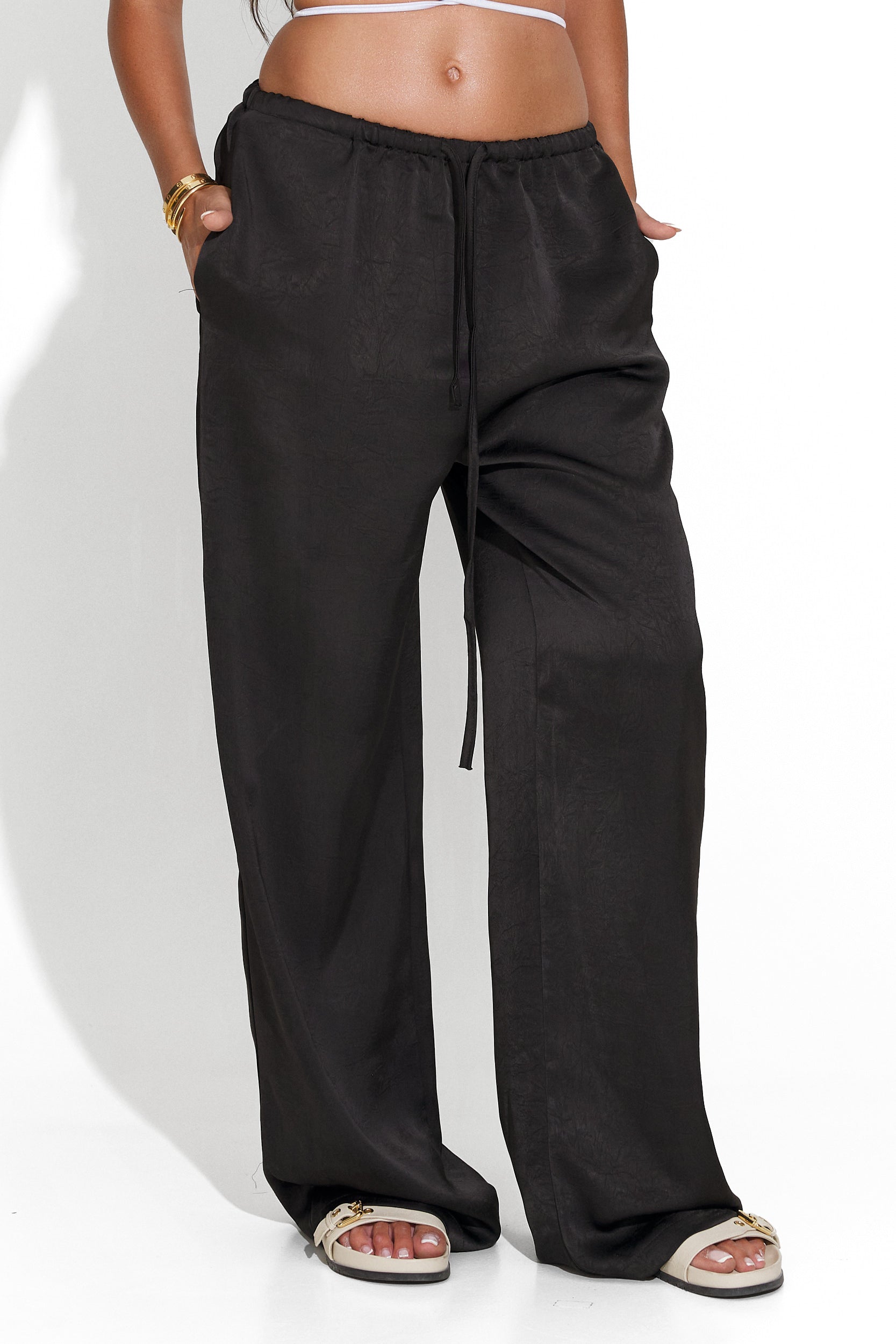 Black casual ladies pants Aveira Bogas