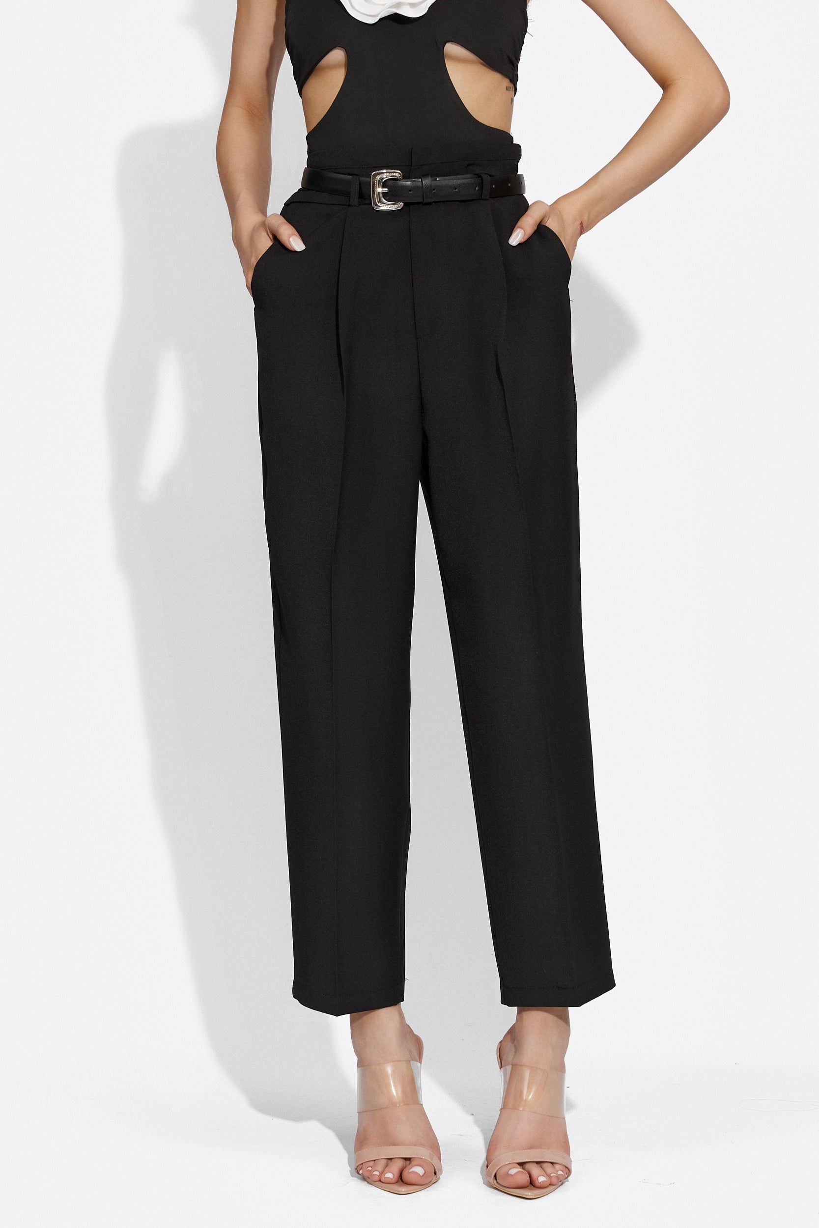 Ladies casual black Gerardis Bogas trousers