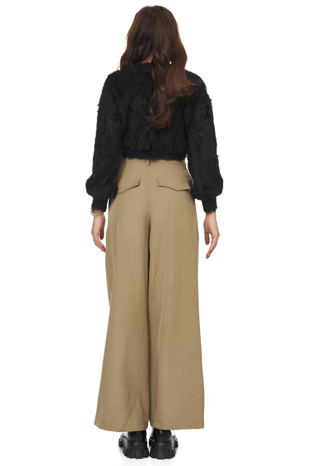 Ladies brown elegant trousers Adezia Bogas