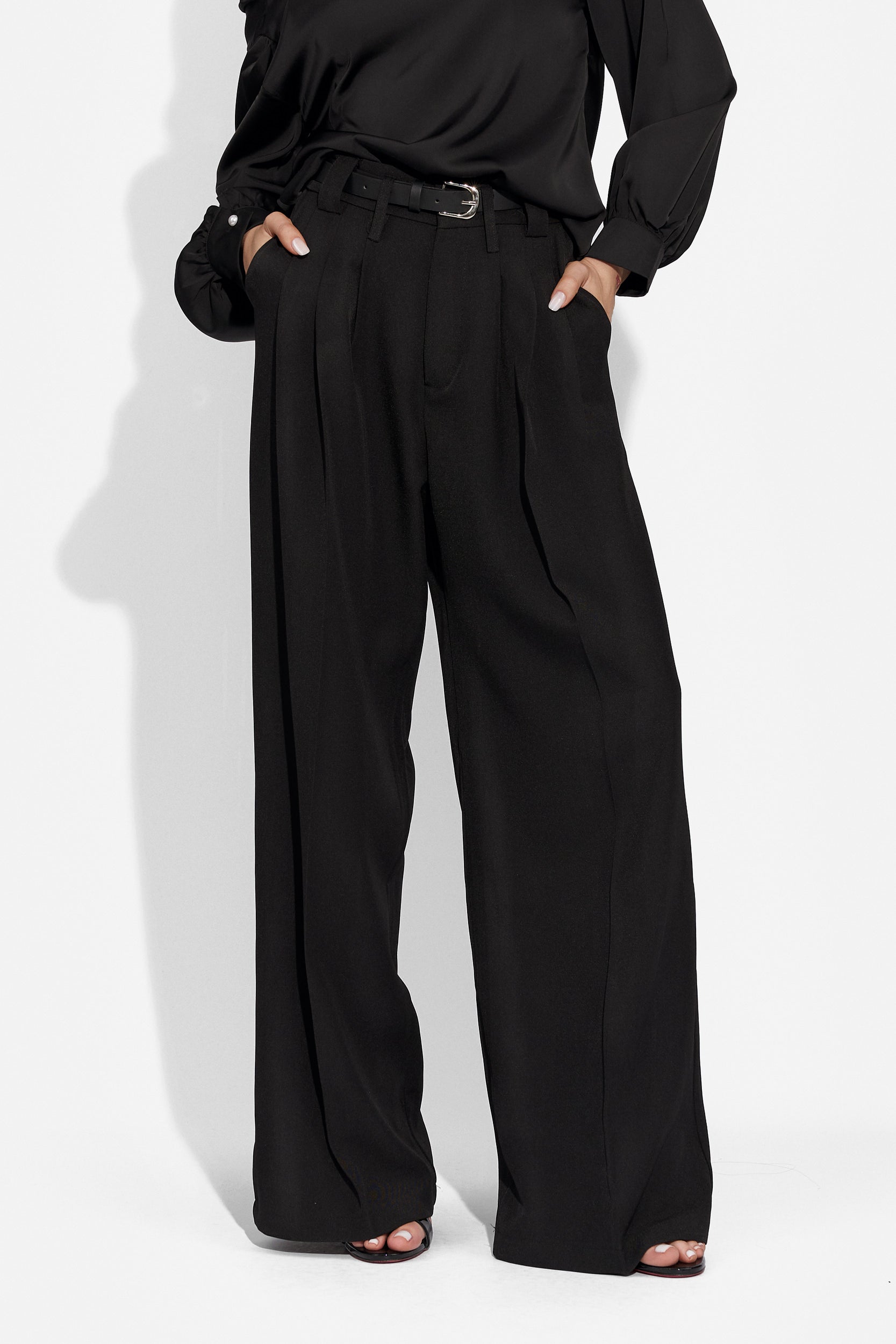 Ladies' black elegant trousers Pantsy Bogas