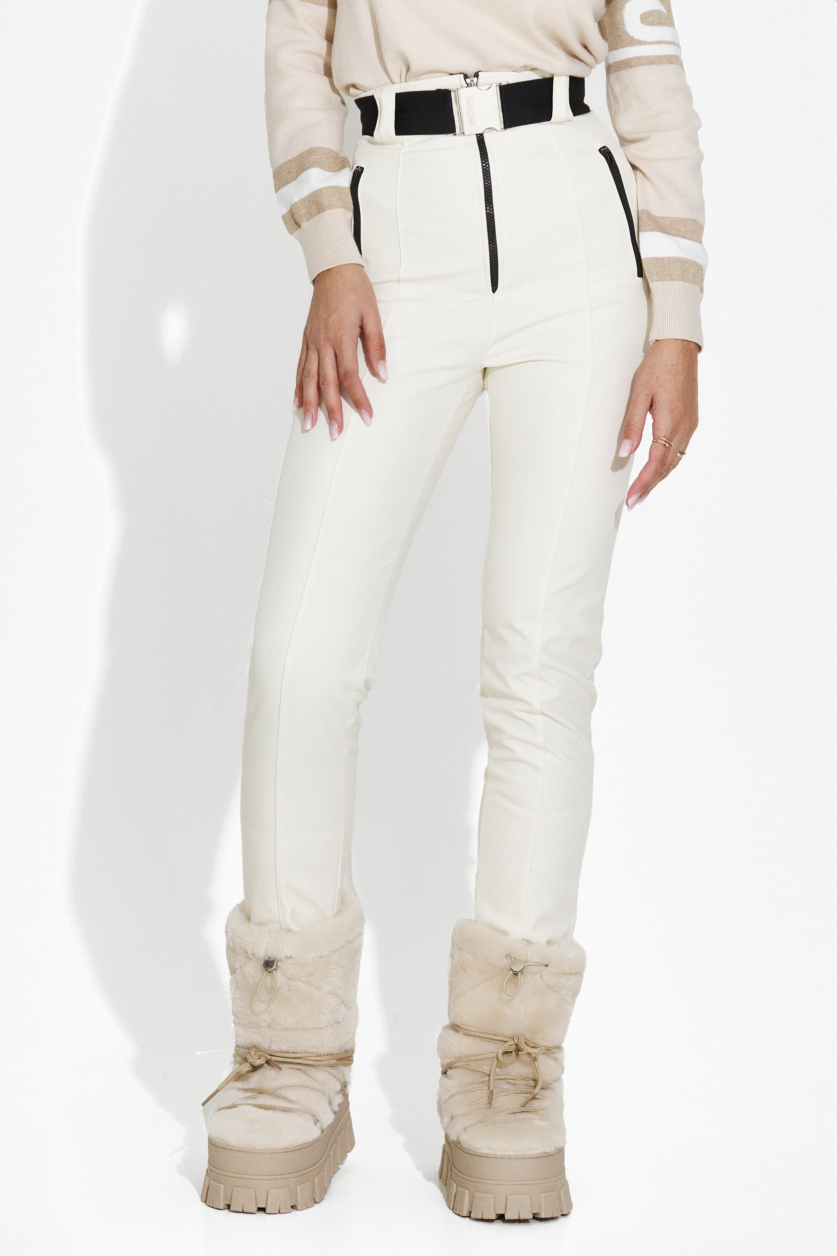 Damen Skihose beige Fabbri Bogas