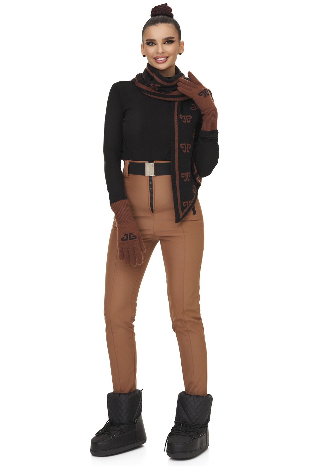 Fabbri Bogas brown ladies ski pants