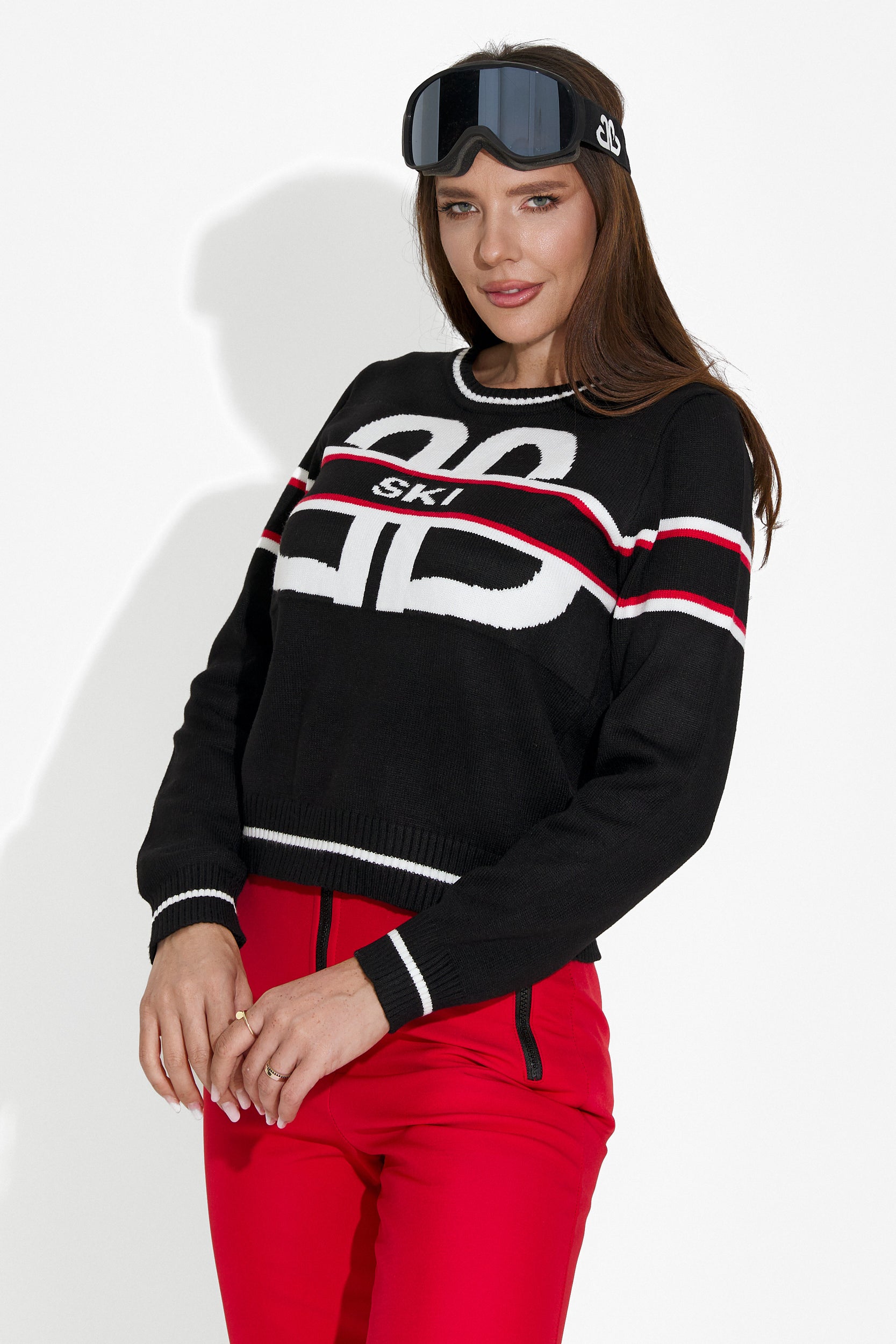 Karmela Bogas black casual women's sweater