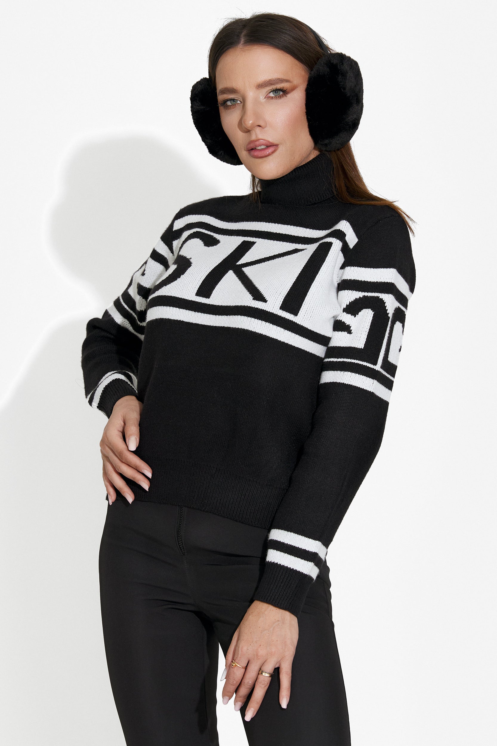 Pull de Ski Noir Bogas