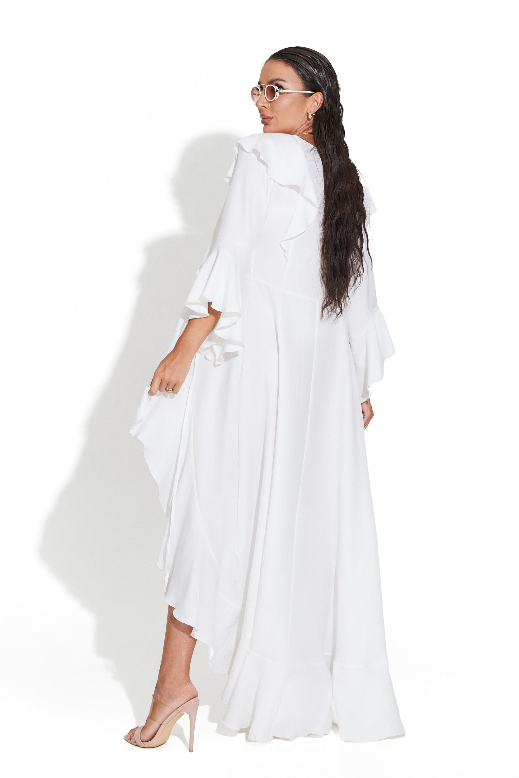 White casual dress for women Azara Bogas