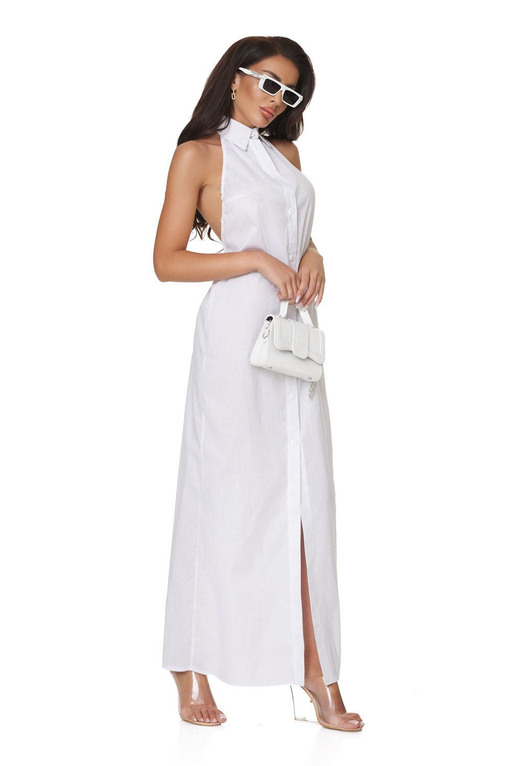 Long white dress for women Belysa Bogas