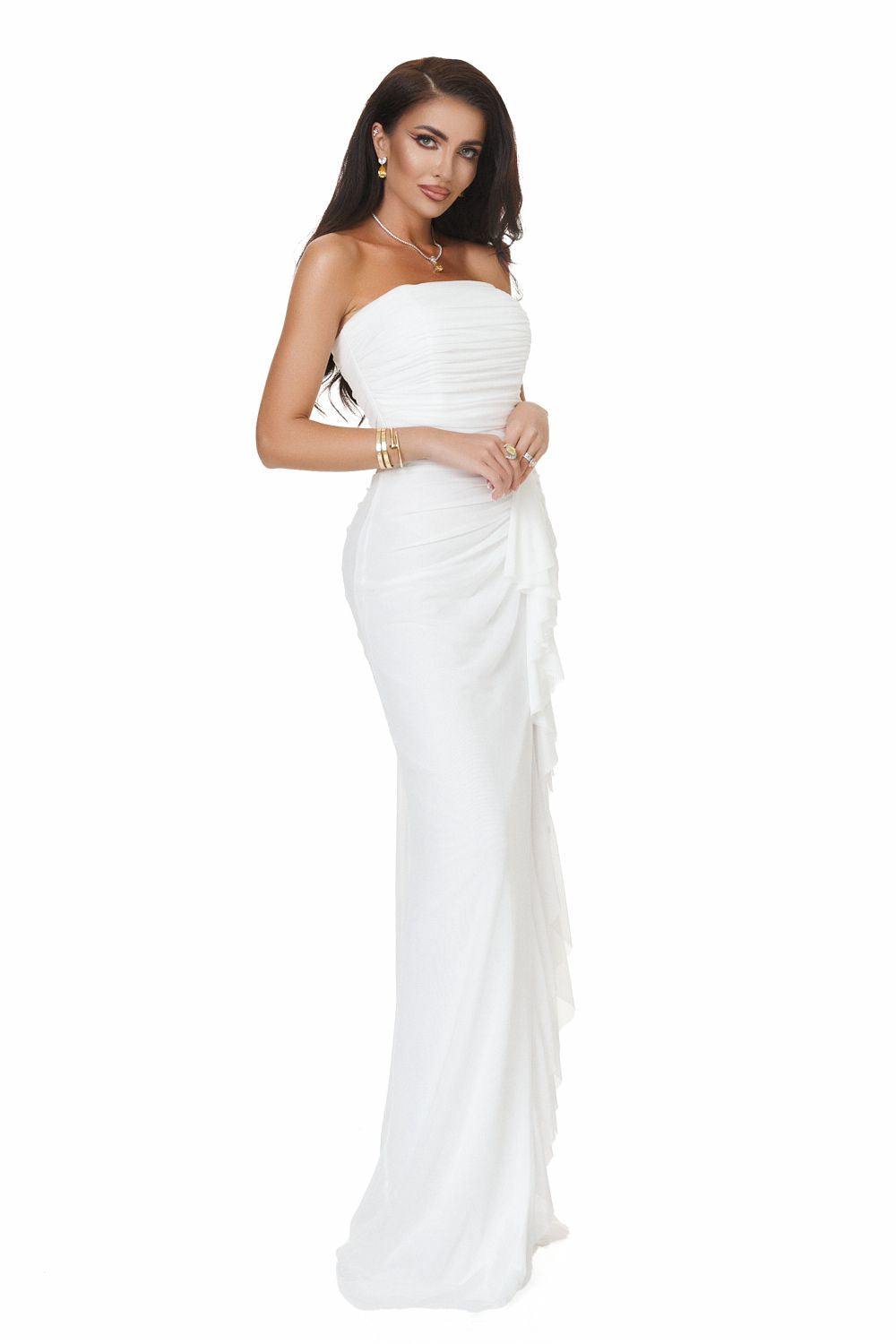 Petynina Bogas long white dress for ladies