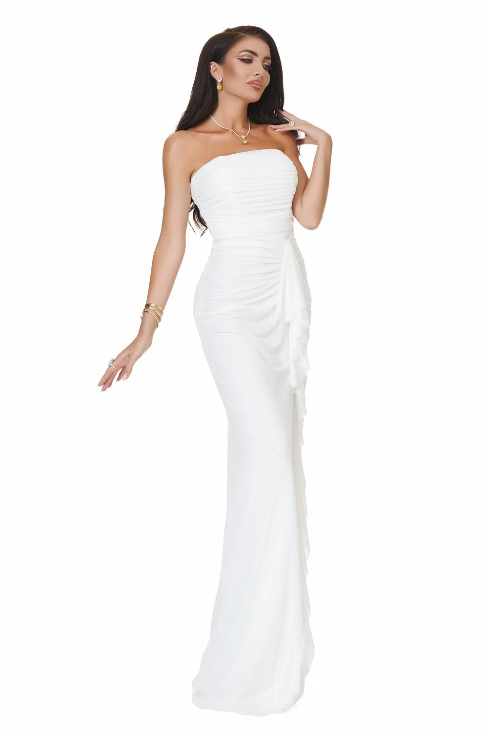 Petynina Bogas long white dress for ladies