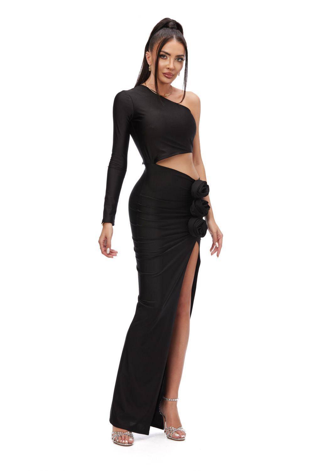 Ladies long black dress Bentamis Bogas