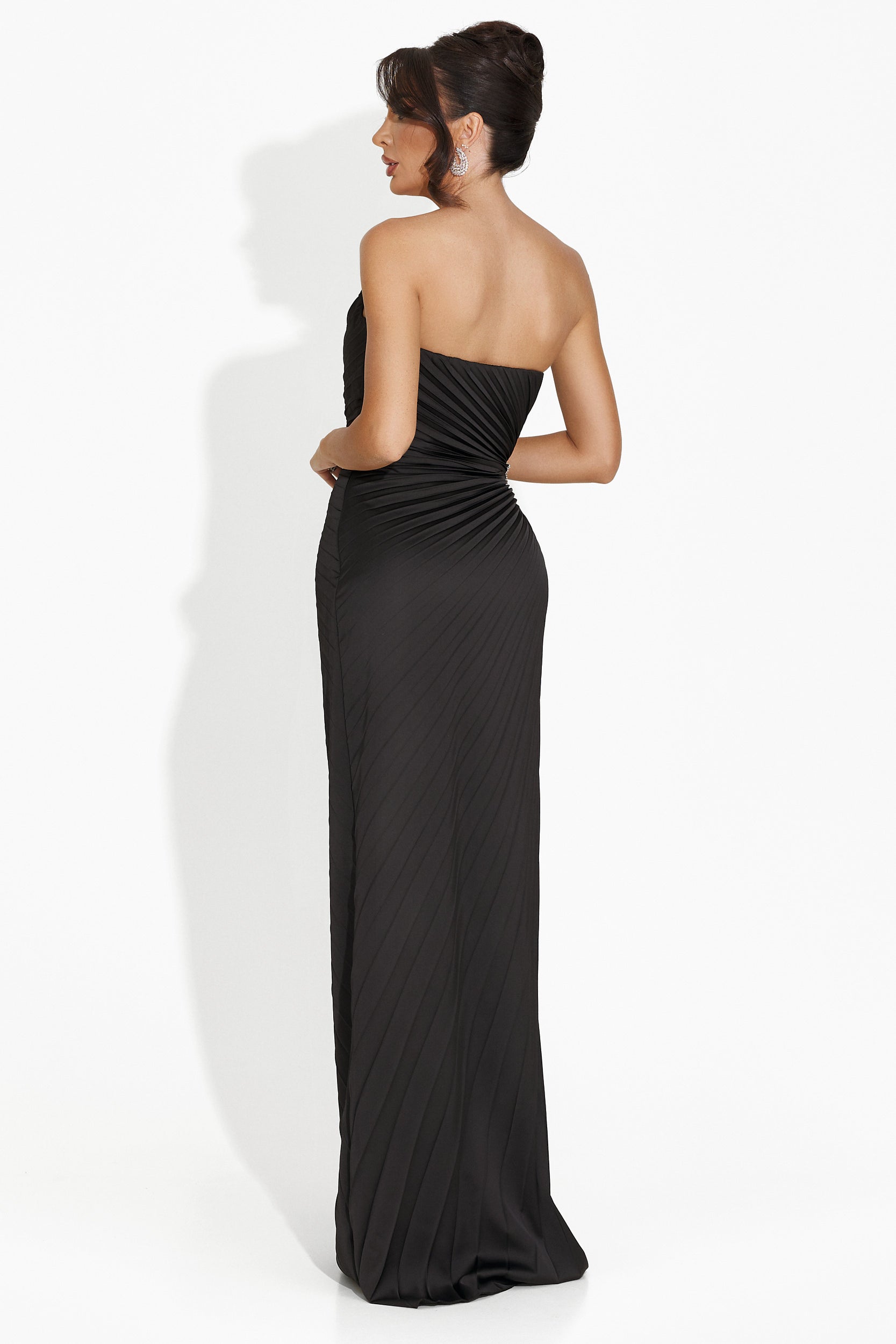 Robe longue noire pour femme Deysi Bogas