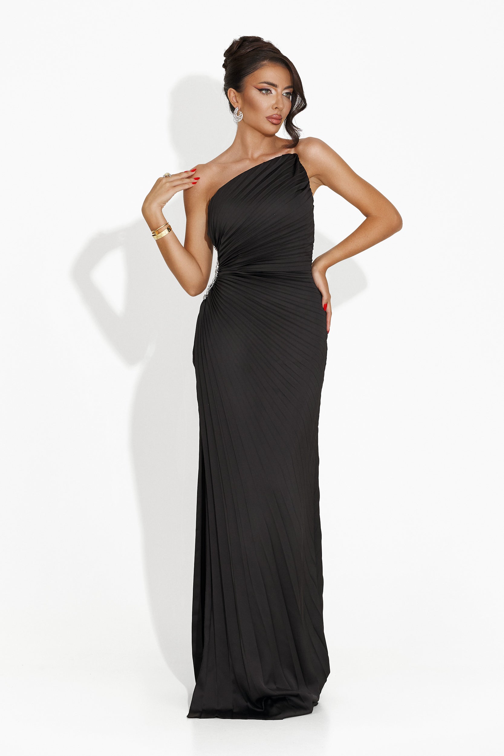 Robe longue noire pour femme Deysi Bogas