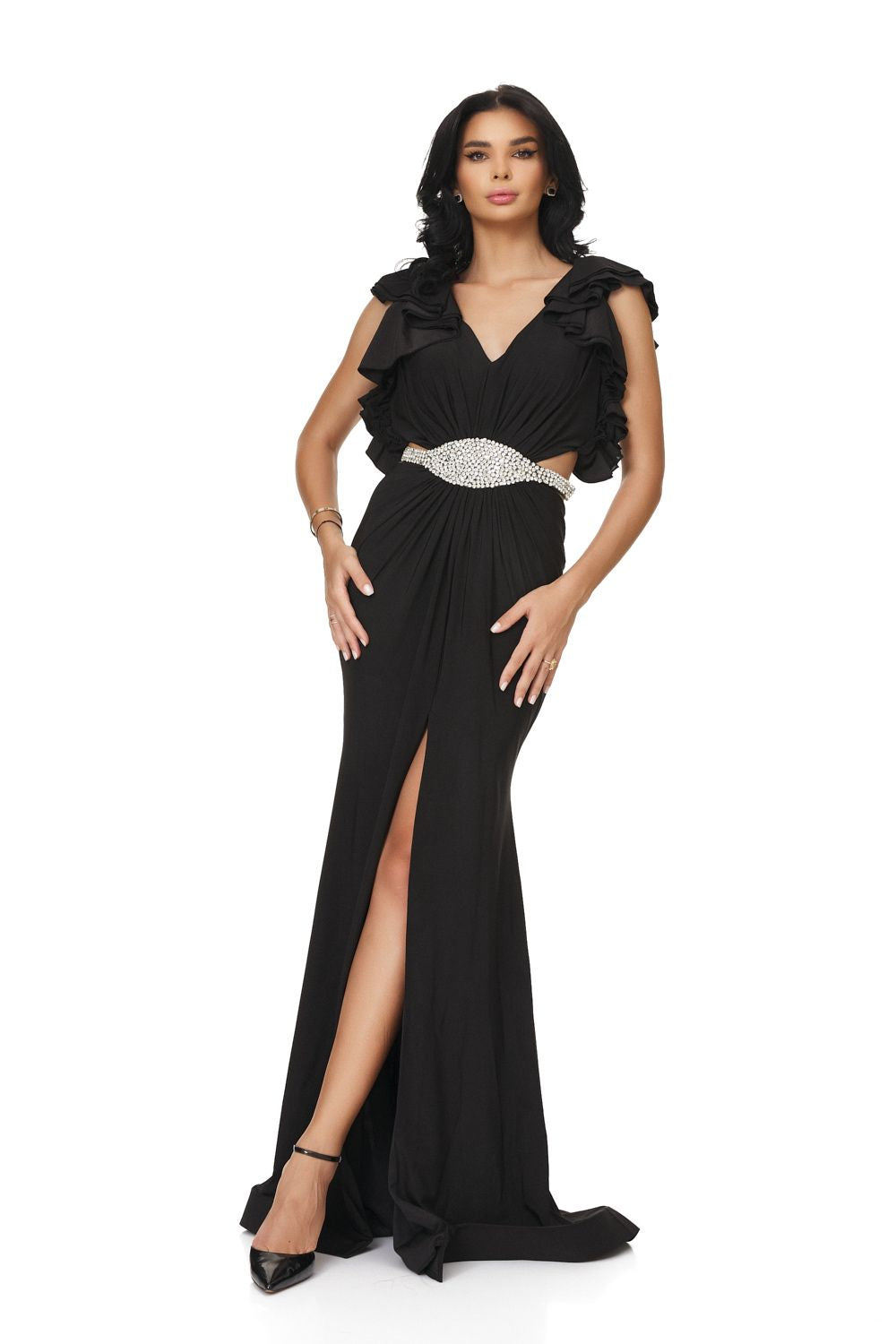 Long black dress for women Helisay Bogas