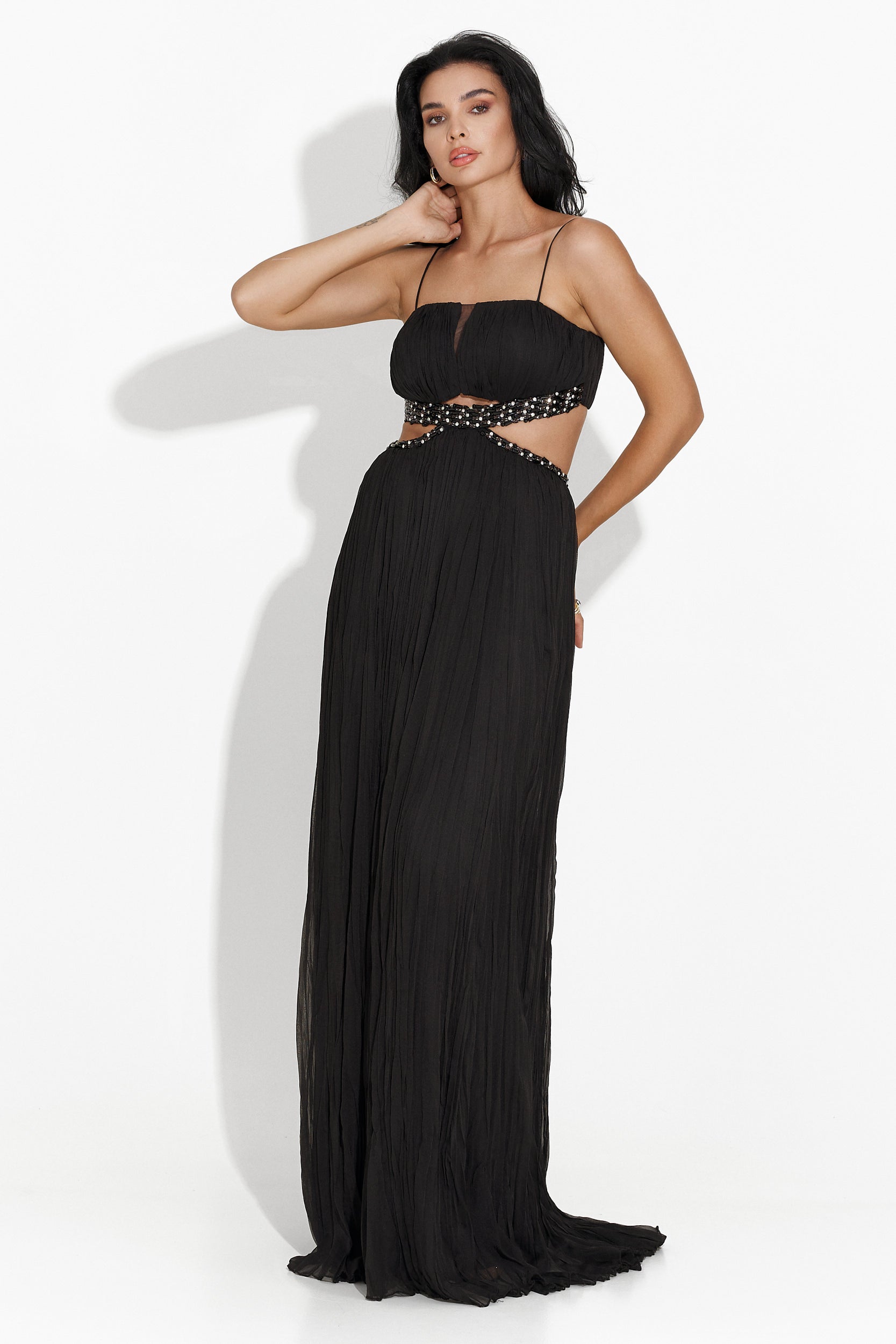 Long black dress for women Lalania Bogas