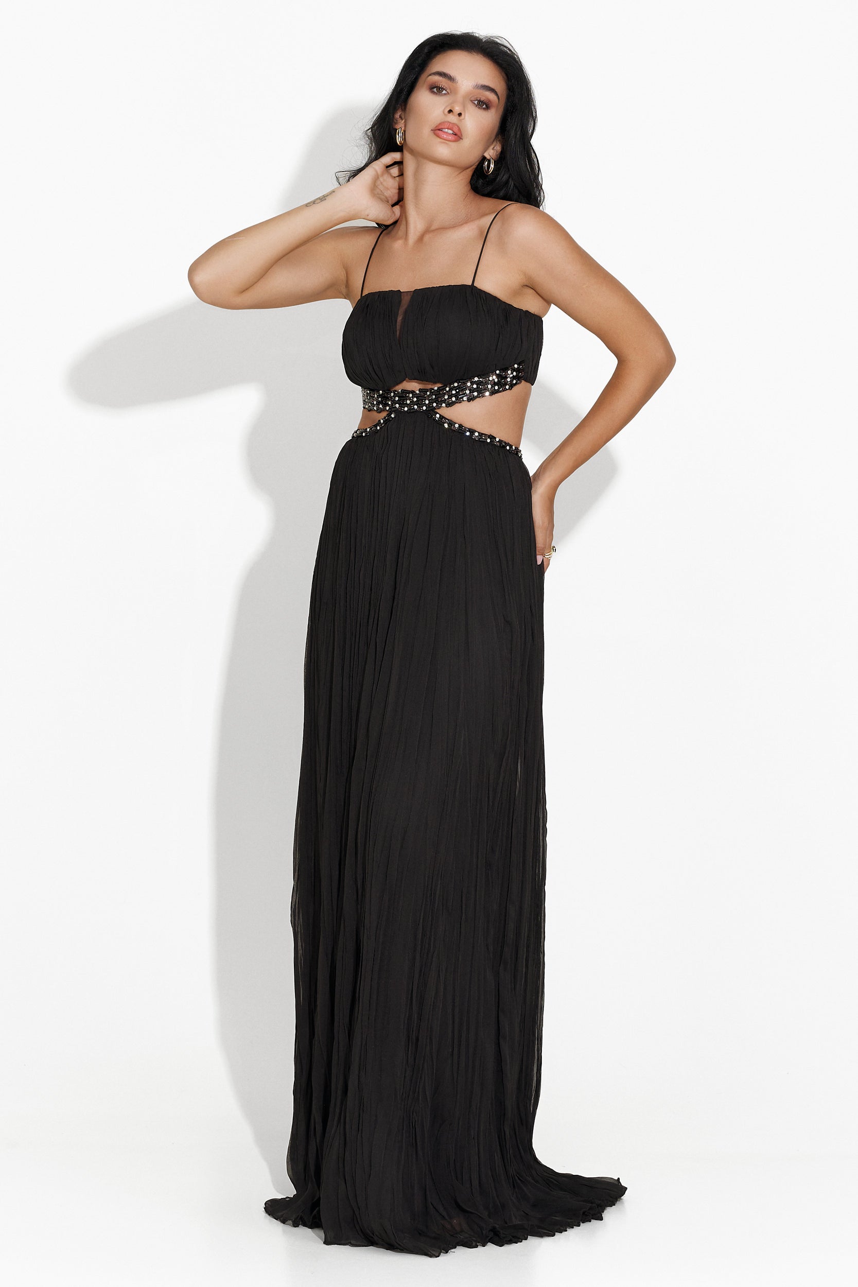 Long black dress for women Lalania Bogas