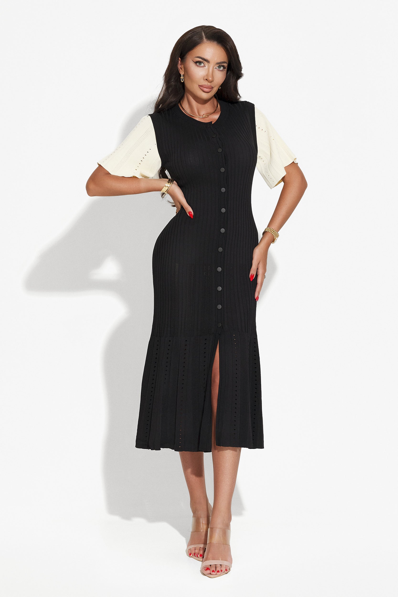 Long black dress for women Melona Bogas