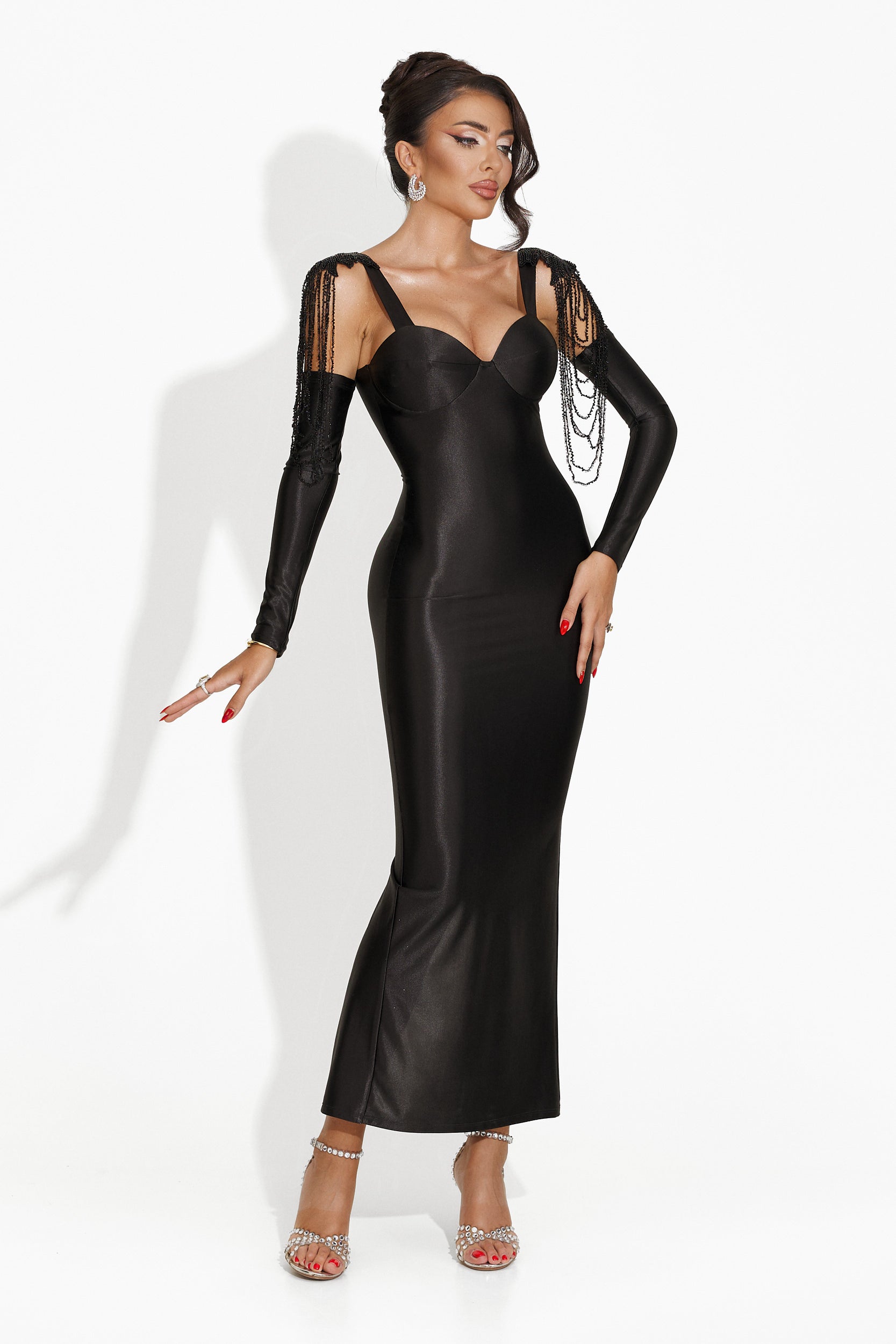 Long black dress for women Nomeria Bogas