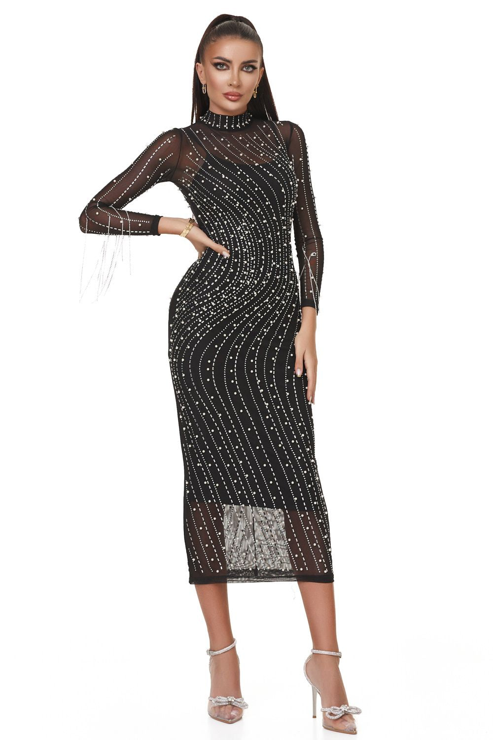 Ladies long black dress Radisea Bogas