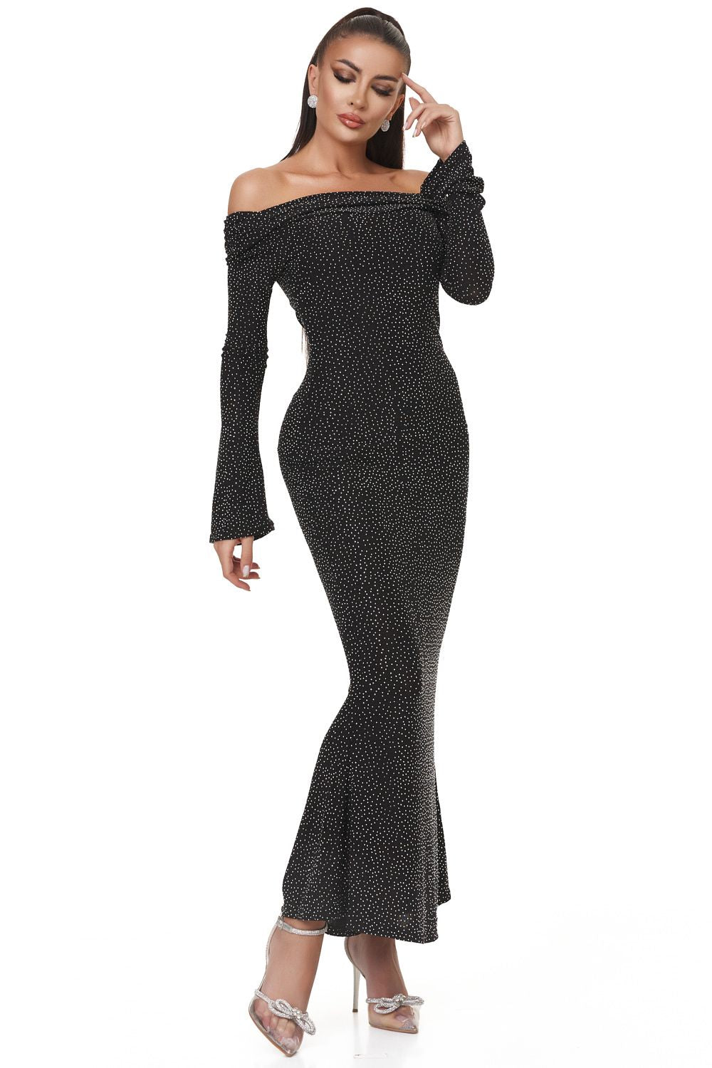 Serevi Bogas long black dress for women