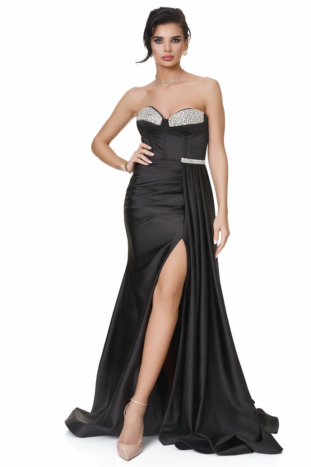 Venetzia Bogas long black dress for women
