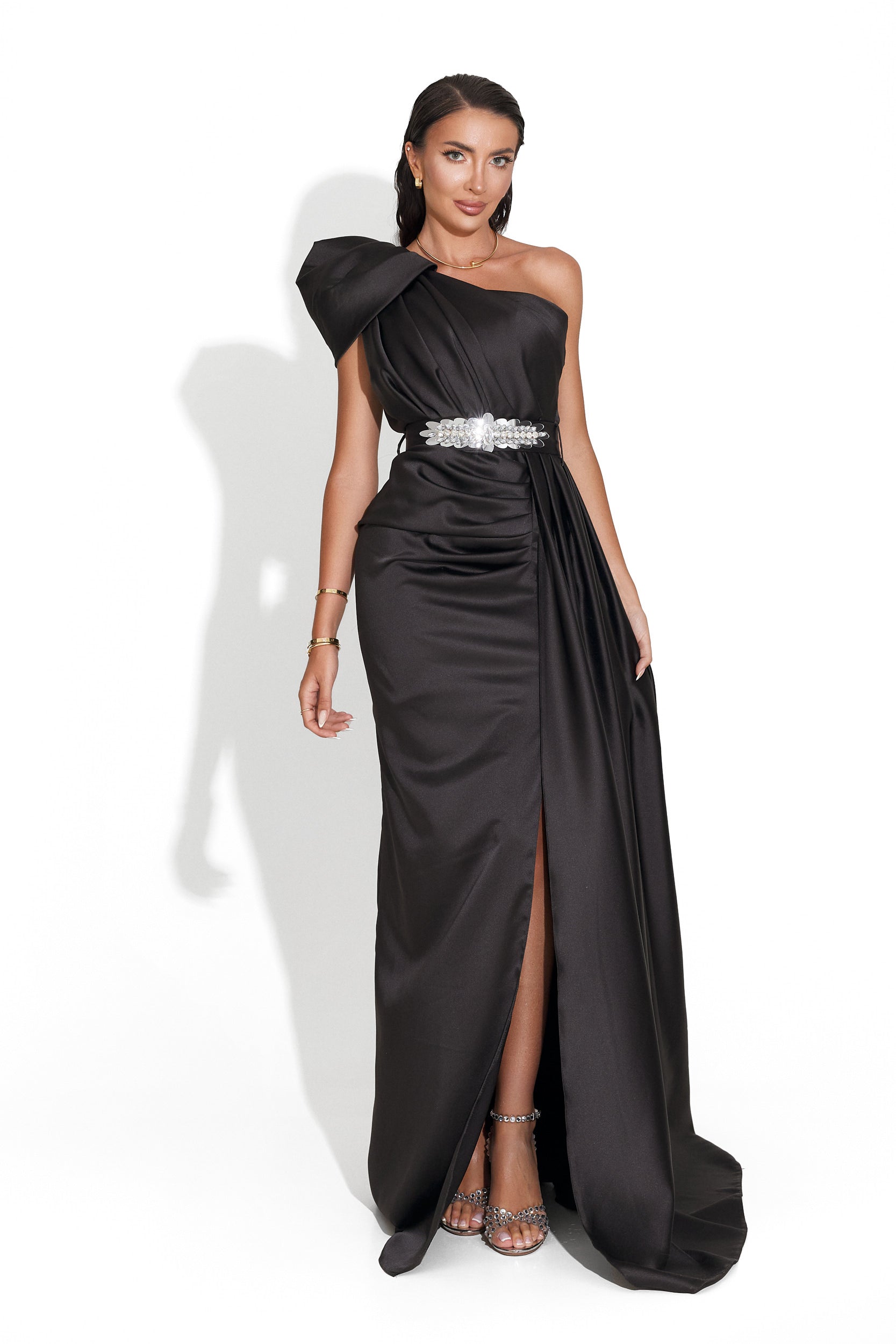 Robe longue noire femme Zeyna Bogas